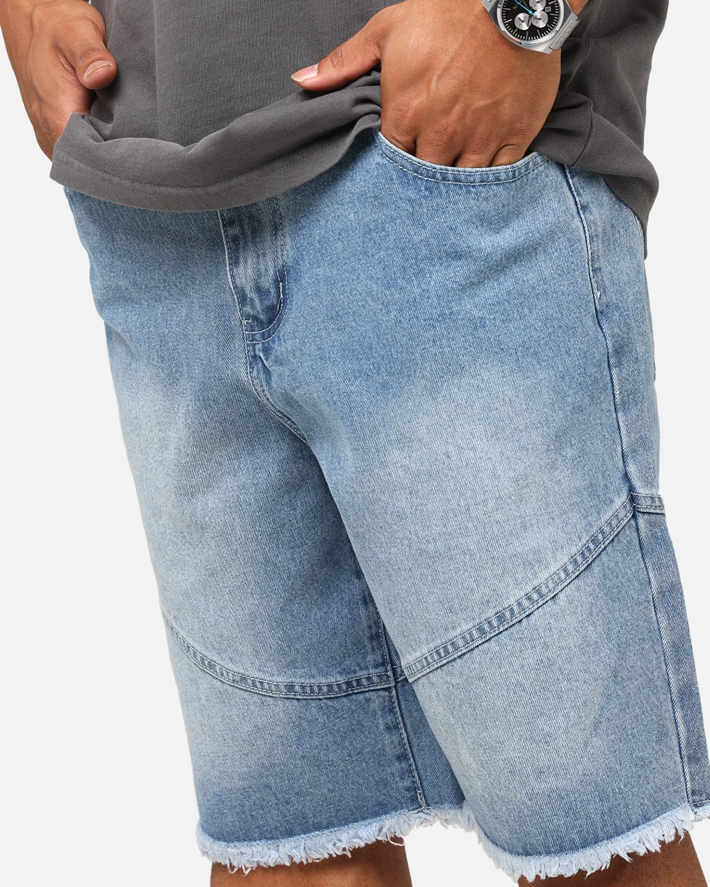Short en jean large Saint Morta Armoury bleu moyen