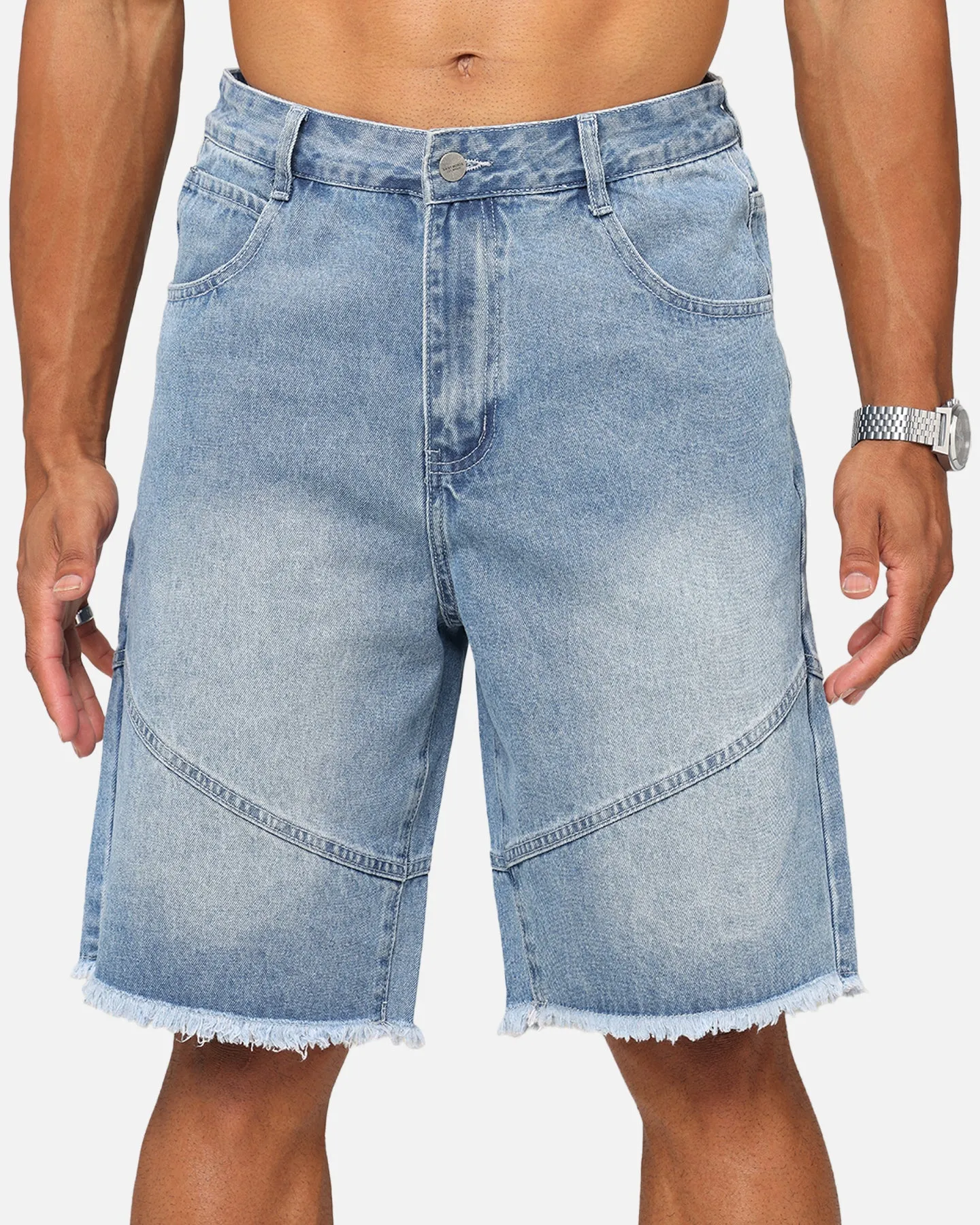 Short en jean large Saint Morta Armoury bleu moyen