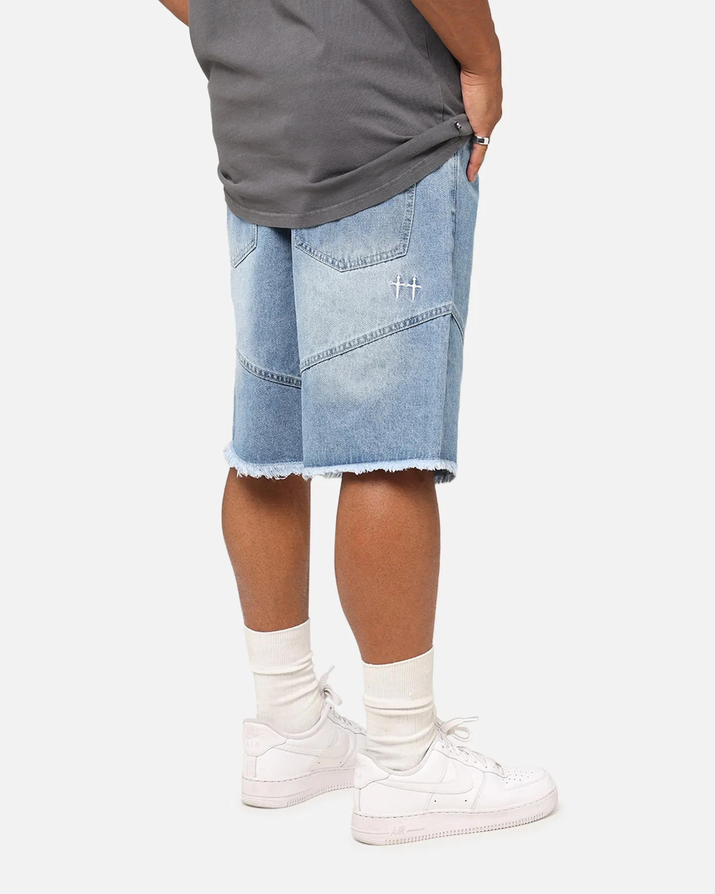 Short en jean large Saint Morta Armoury bleu moyen