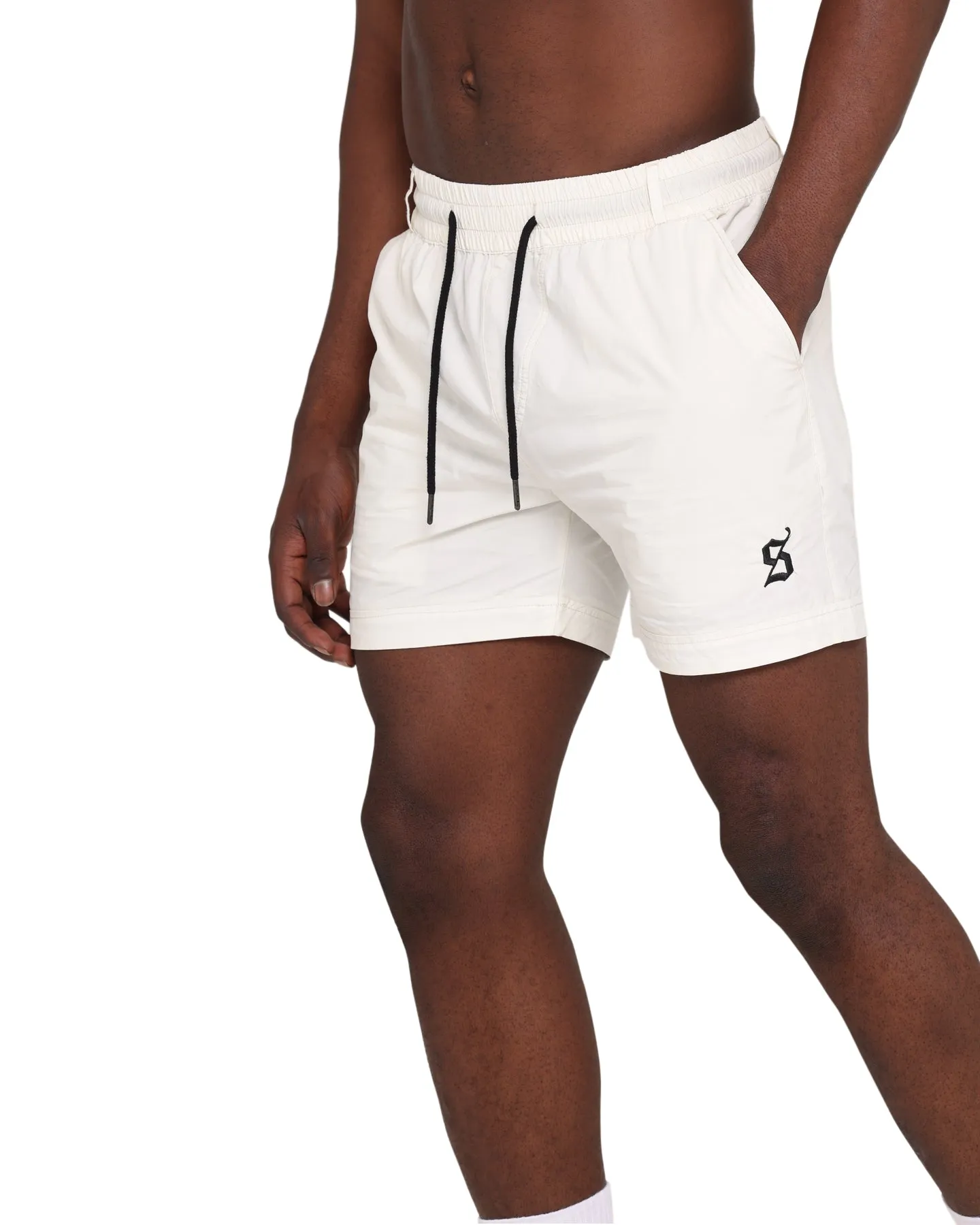 Short de Sport Saint Morta Club Marche Crème