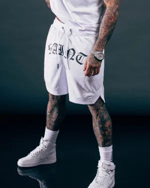 Short de Basketball Saint Morta Jour des Morts Blanc/Noir