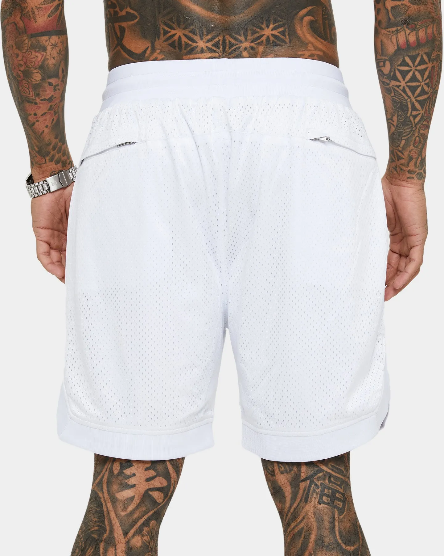 Short de Basketball Saint Morta Jour des Morts Blanc/Noir