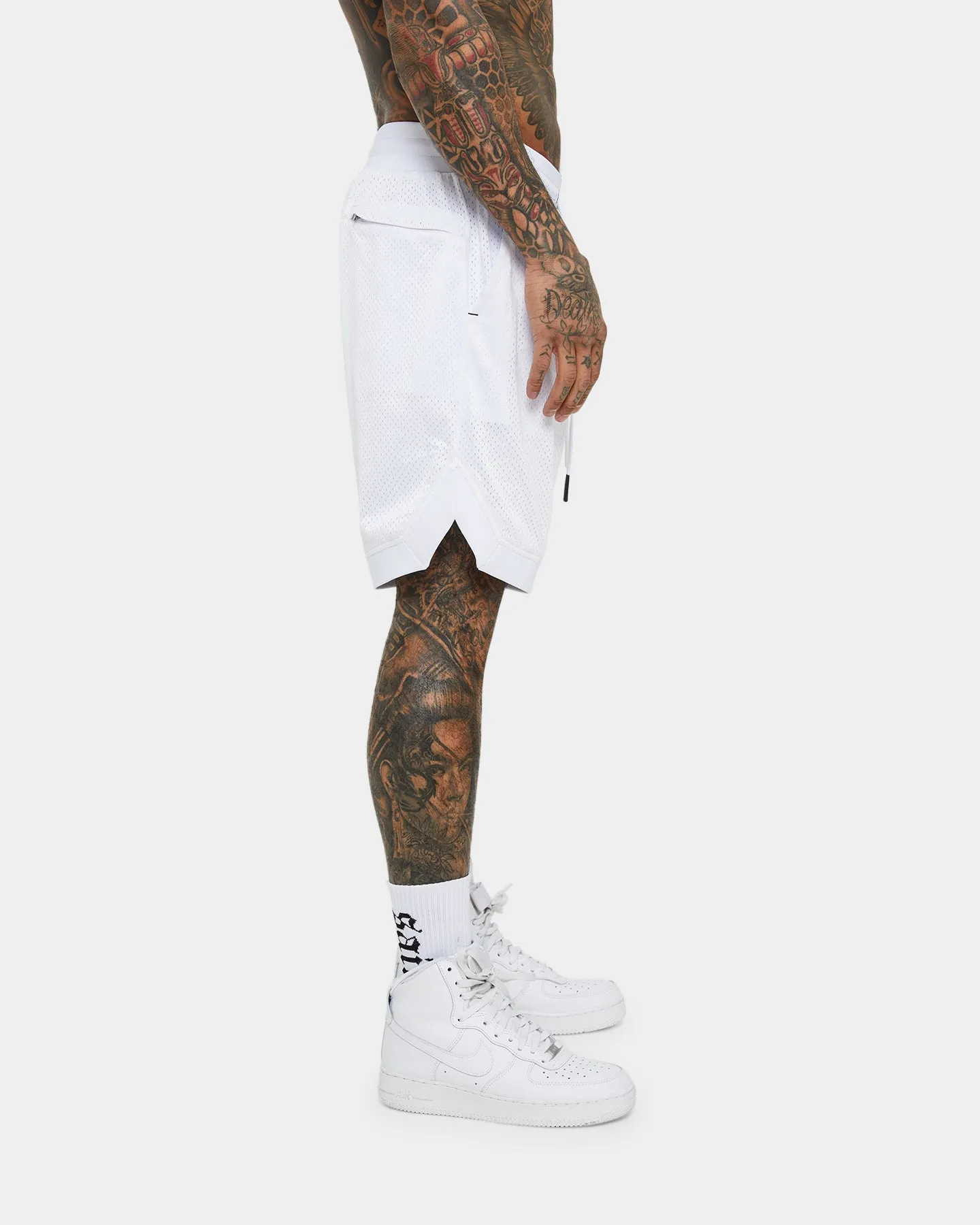 Short de Basketball Saint Morta Jour des Morts Blanc/Noir
