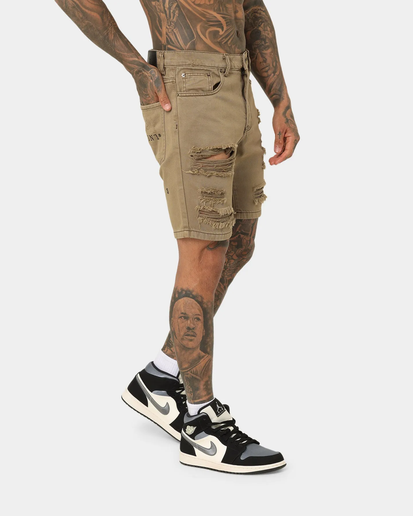 Short Saint Morta Destroyer vieilli marron