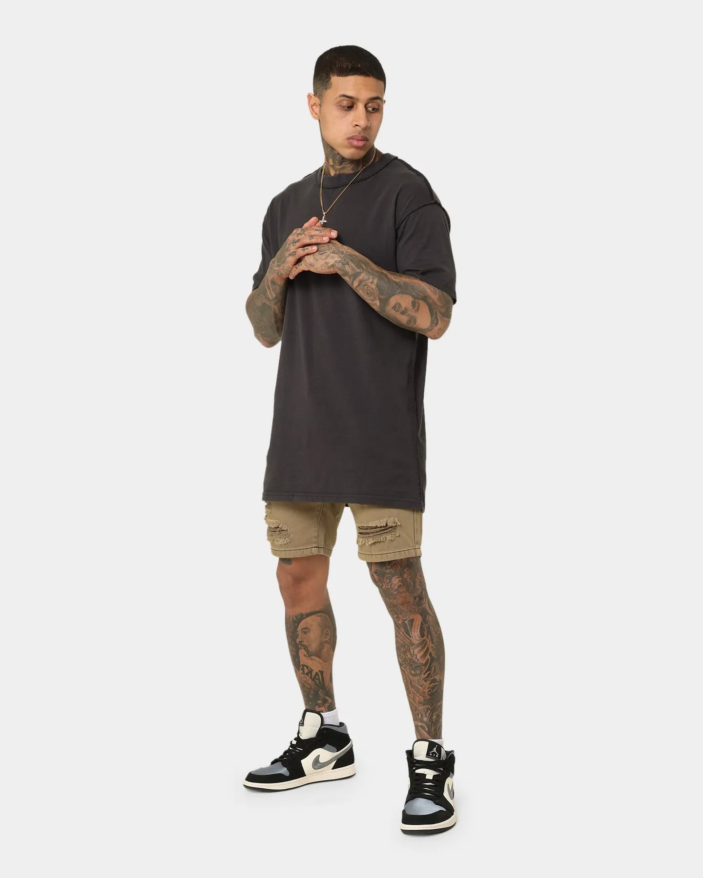 Short Saint Morta Destroyer vieilli marron