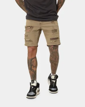 Short Saint Morta Destroyer vieilli marron