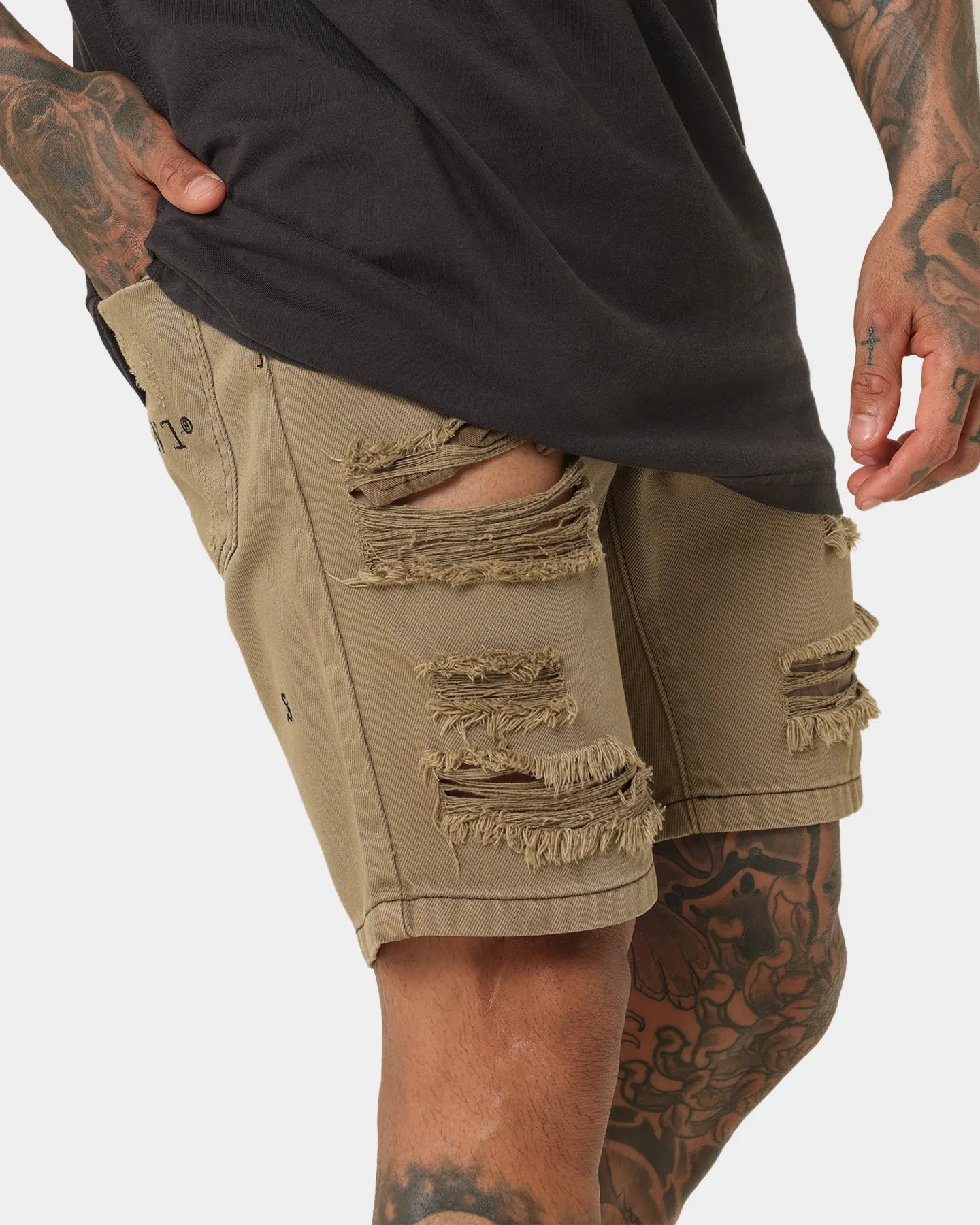 Short Saint Morta Destroyer vieilli marron
