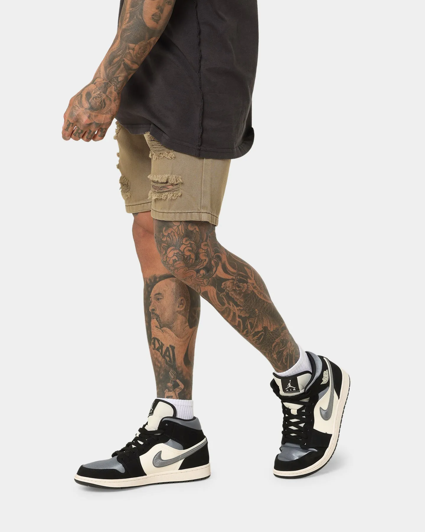 Short Saint Morta Destroyer vieilli marron