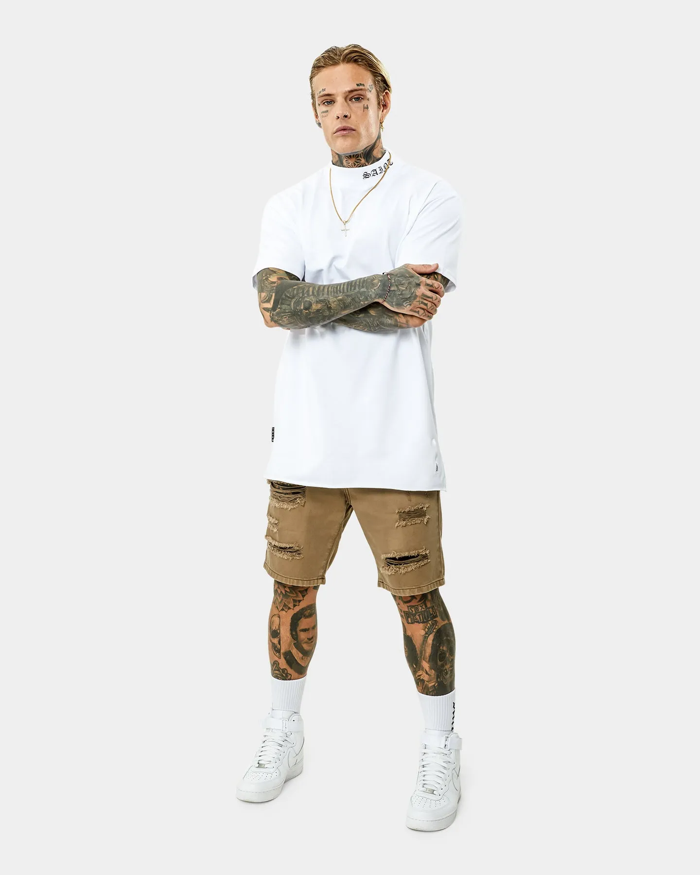 Short Saint Morta Destroyer vieilli marron