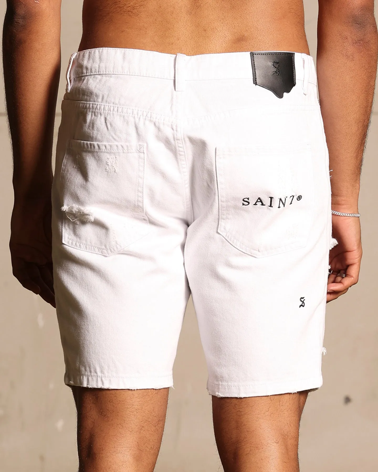 Short Saint Morta Destroyer vieilli blanc