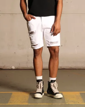 Short Saint Morta Destroyer vieilli blanc