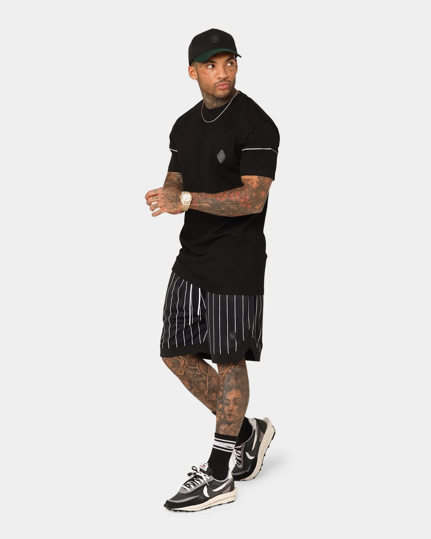 Short de Basket d'Exhibition Saint Morta Noir
