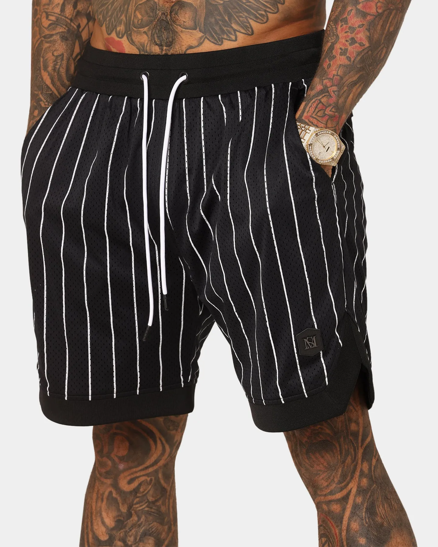 Short de Basket d'Exhibition Saint Morta Noir