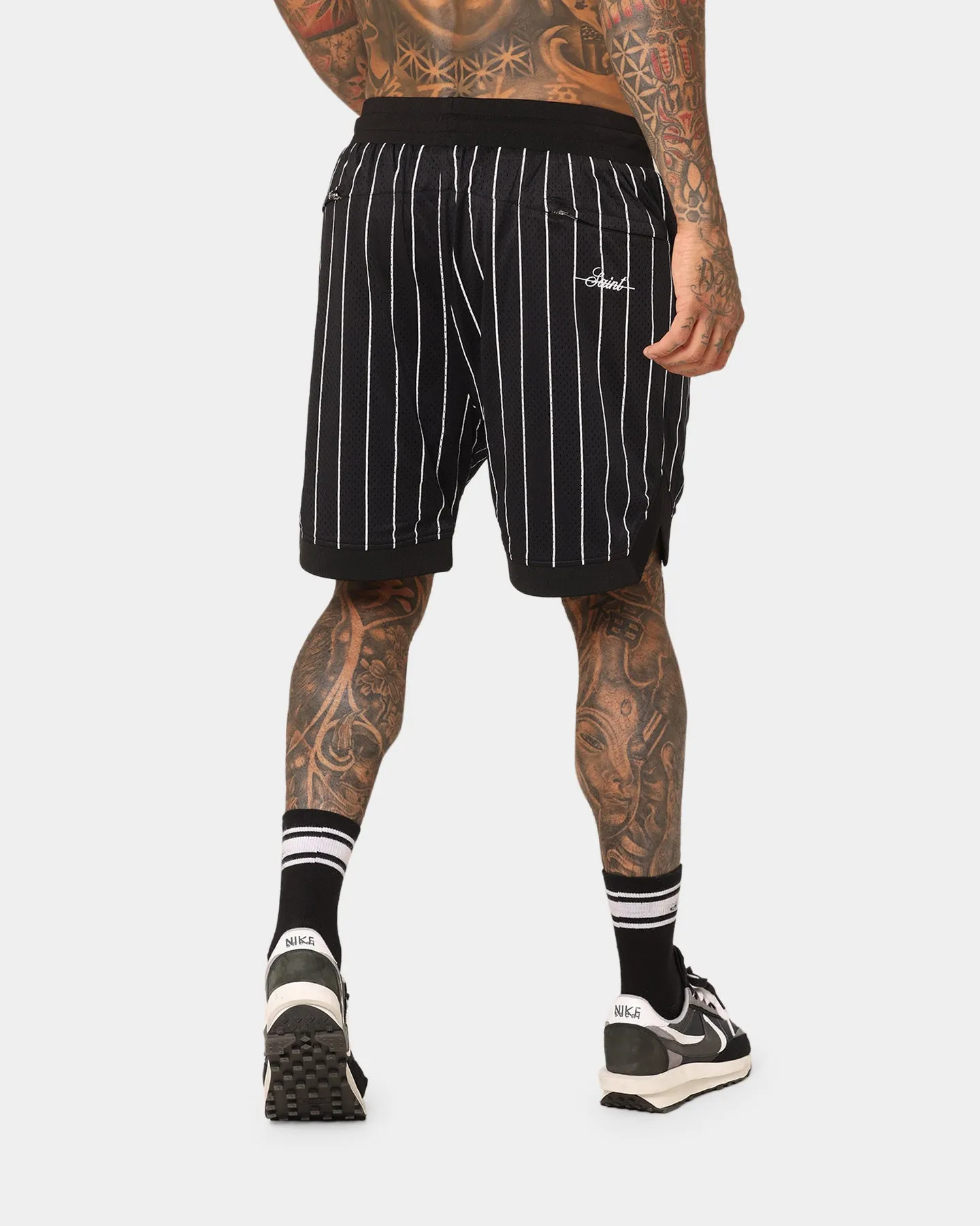 Short de Basket d'Exhibition Saint Morta Noir