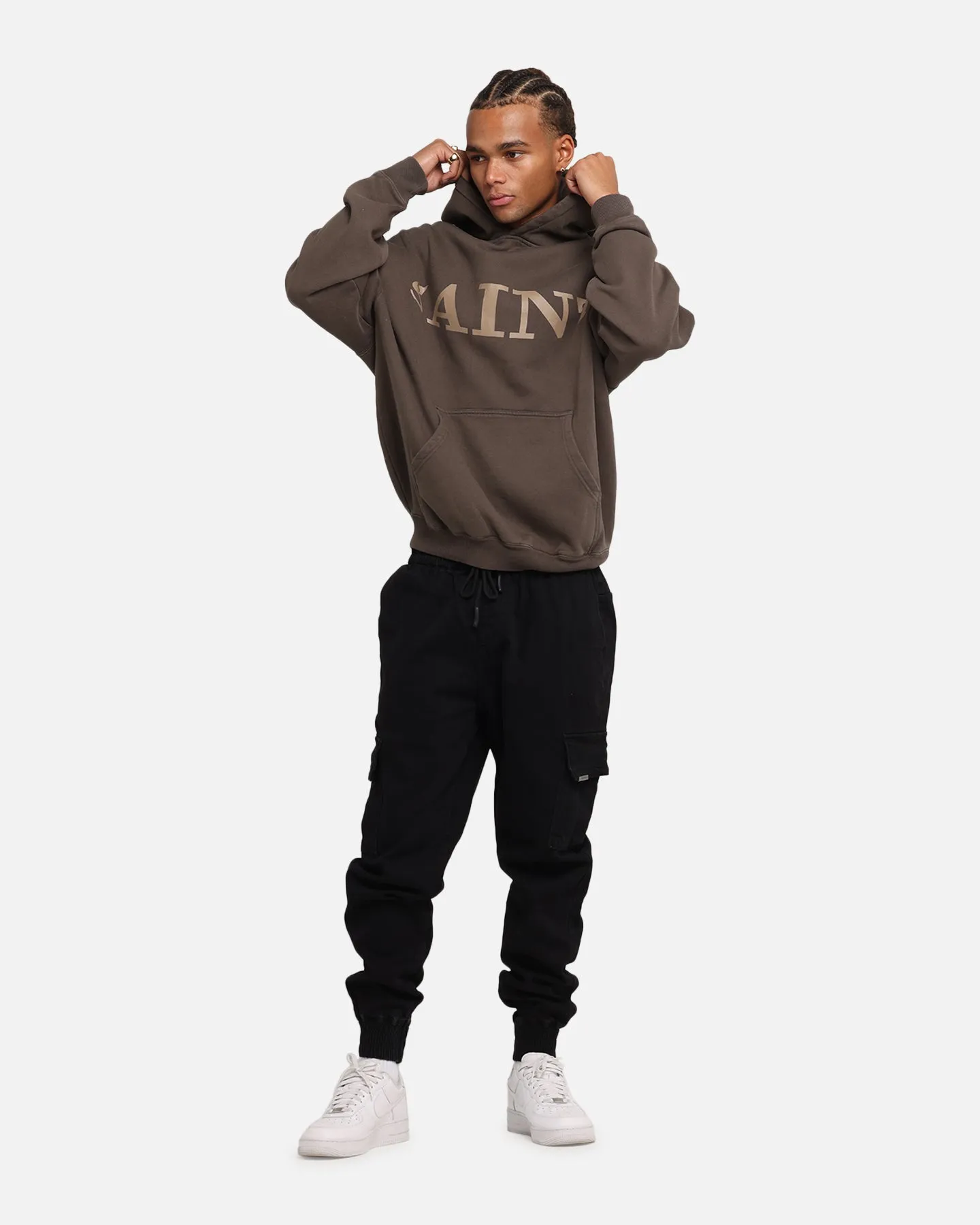 Saint Morta Jogger Cargo Gothique Ombre Noire