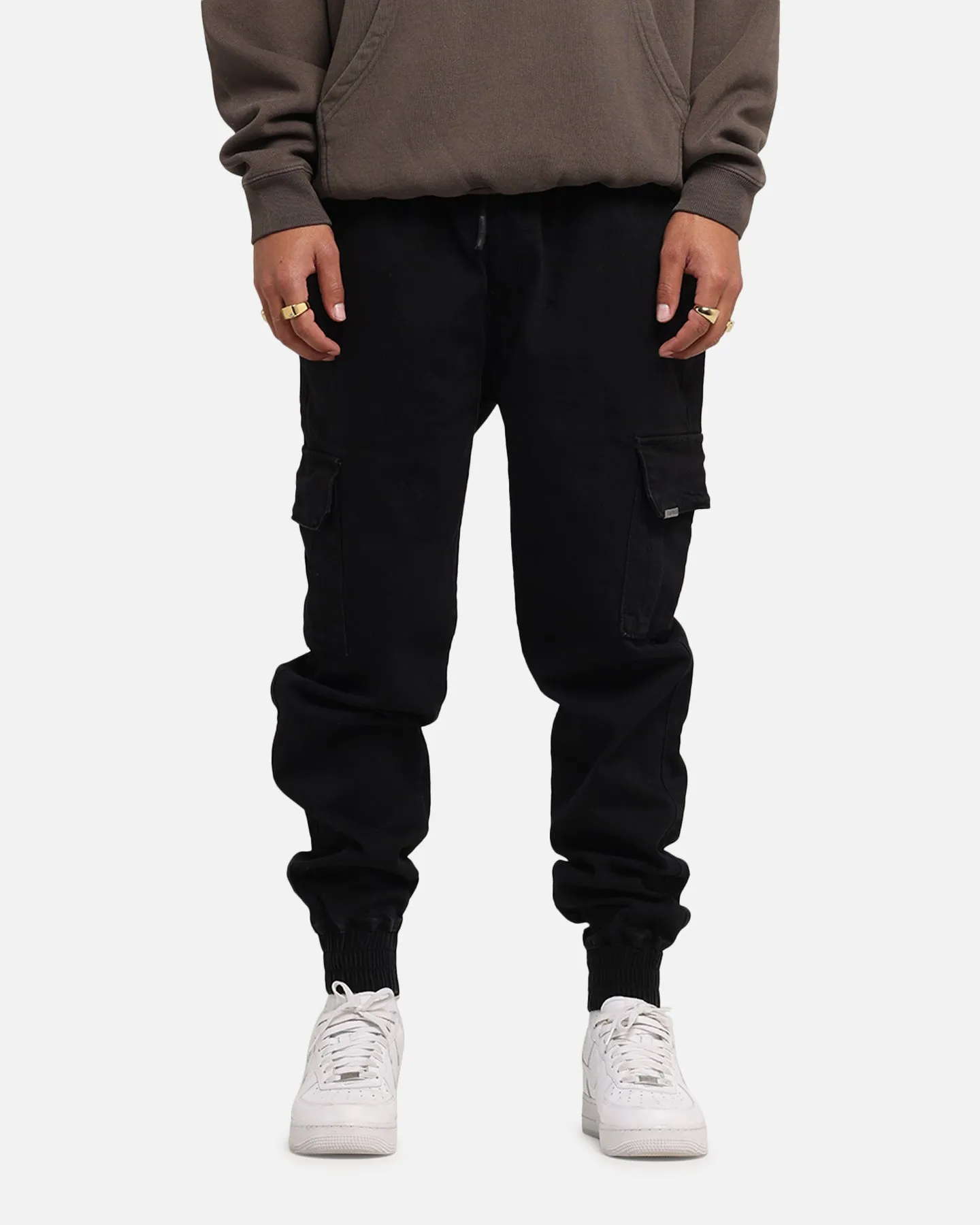 Saint Morta Jogger Cargo Gothique Ombre Noire