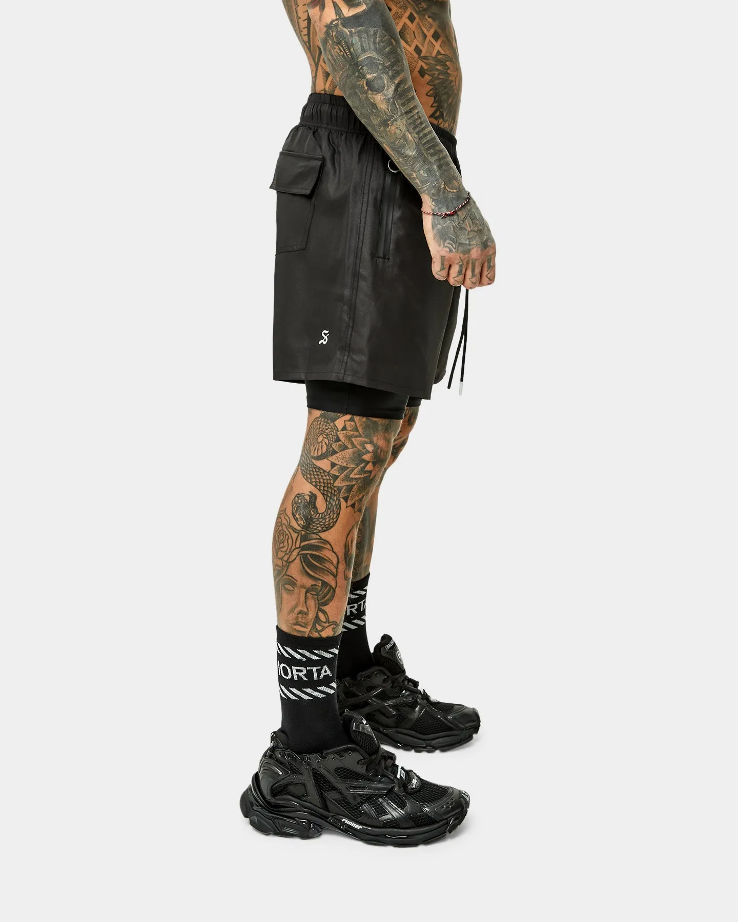 Short de sport Saint Morta Icarus Noir