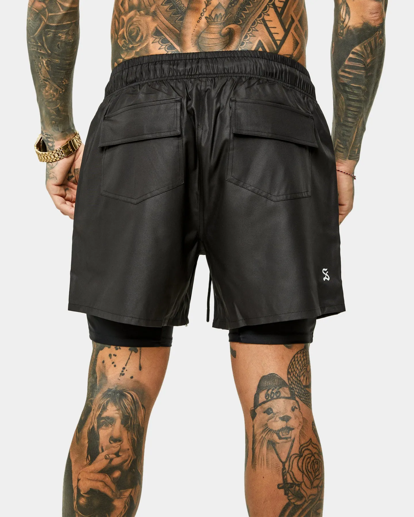 Short de sport Saint Morta Icarus Noir