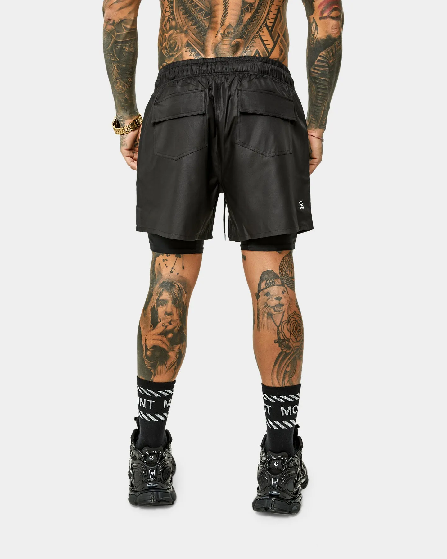 Short de sport Saint Morta Icarus Noir