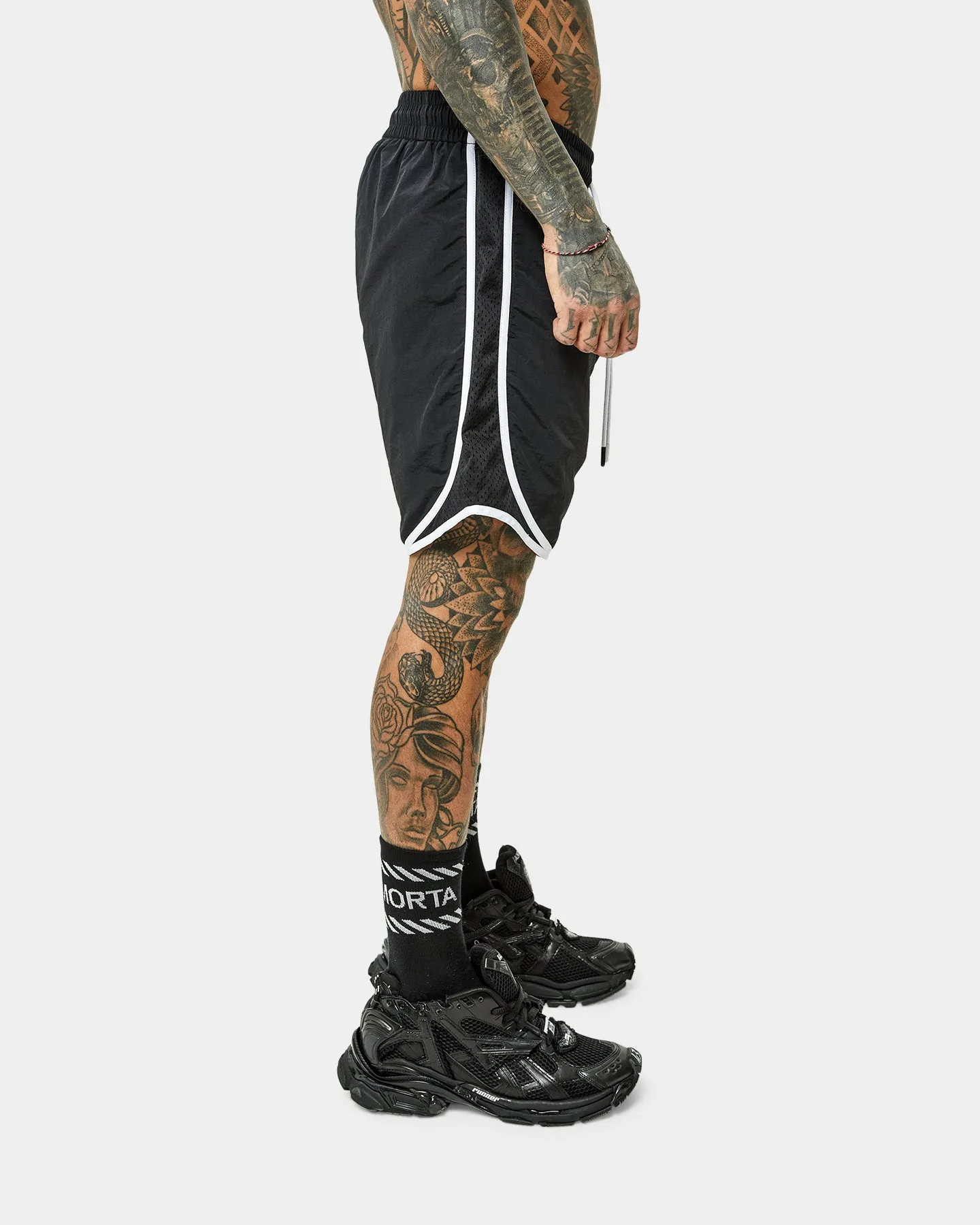 Short de course vintage Saint Morta Icarus Noir