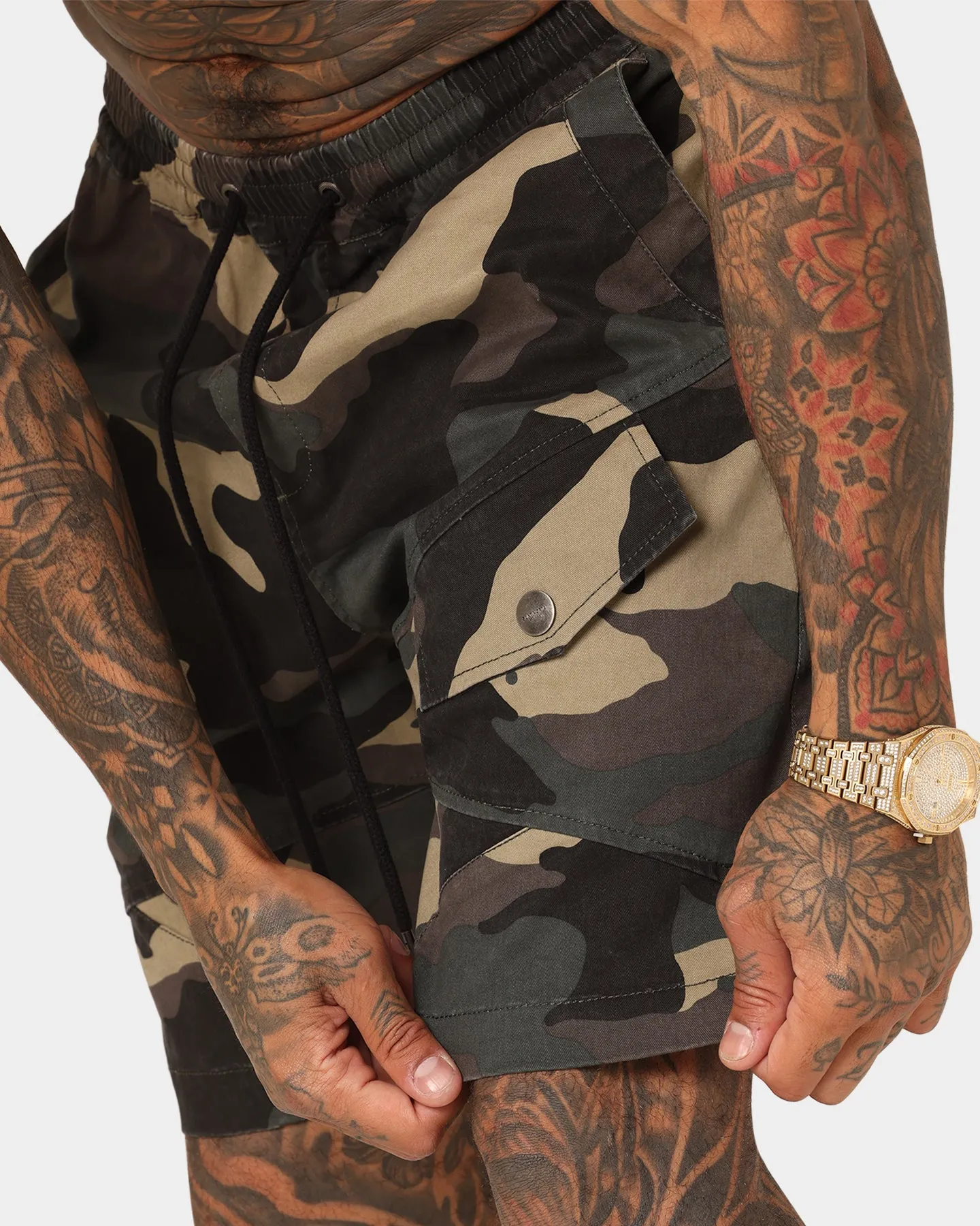 Short de cargo Saint Morta Syndicate en camouflage