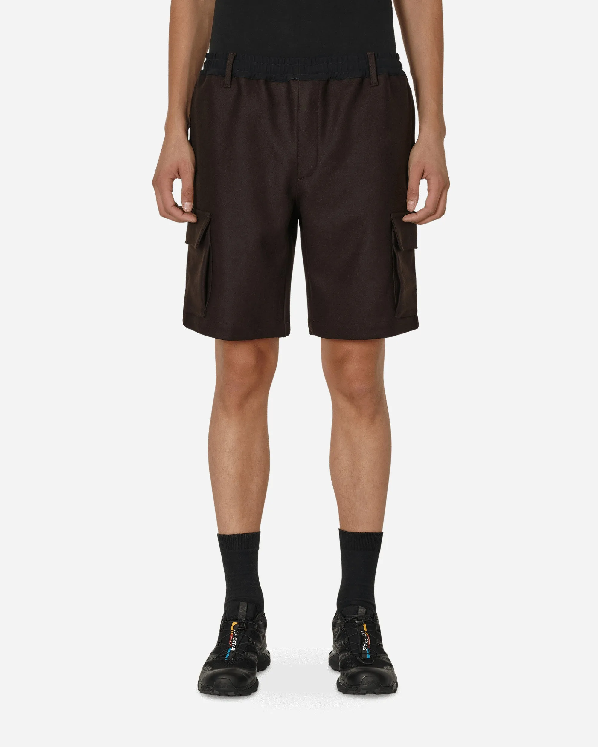 Salomon Panno Utility Shorts Brown Stone-Washed Mastectomy Bra
