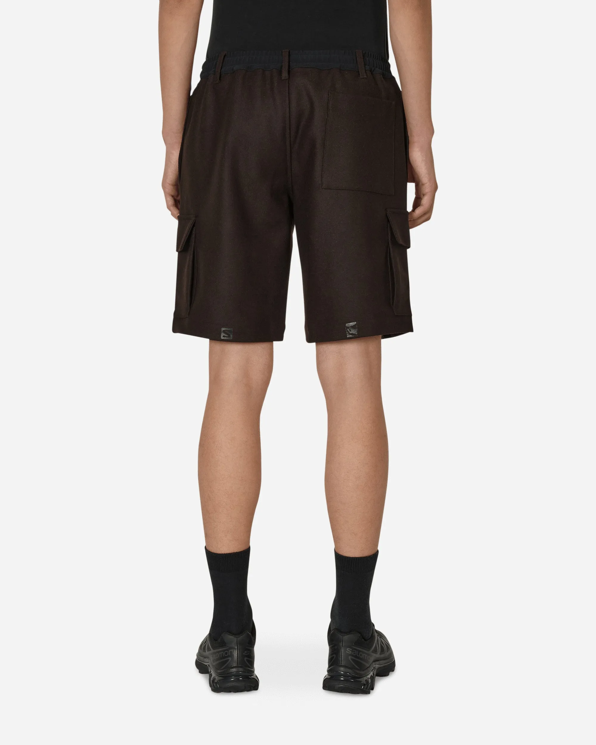 Anti-Fake Responsibility Tumble Dry Salomon Panno Utility Shorts Brown