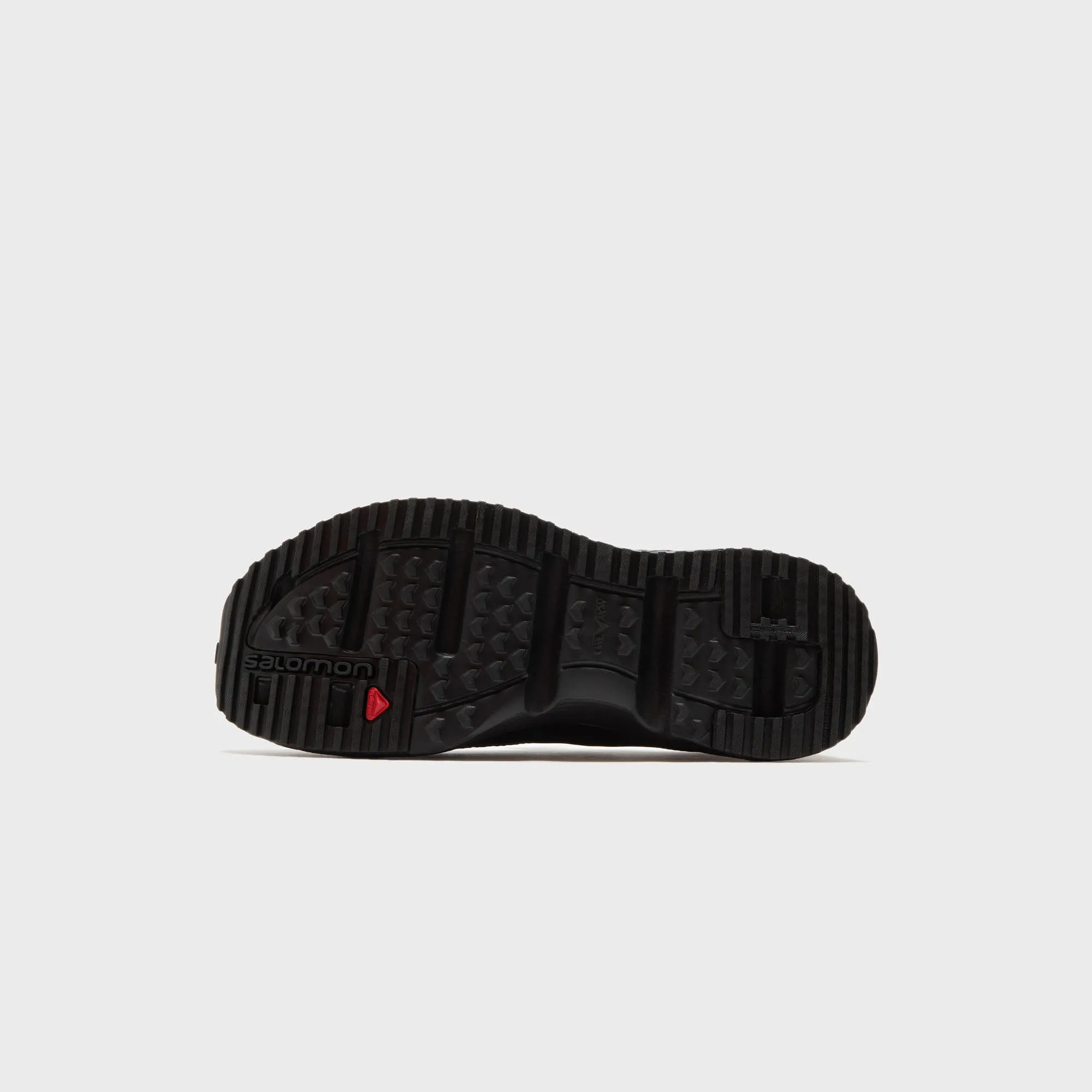 Round Toe Slippers Suede Innovation Salomon Rx Marie-Jeanne - Black