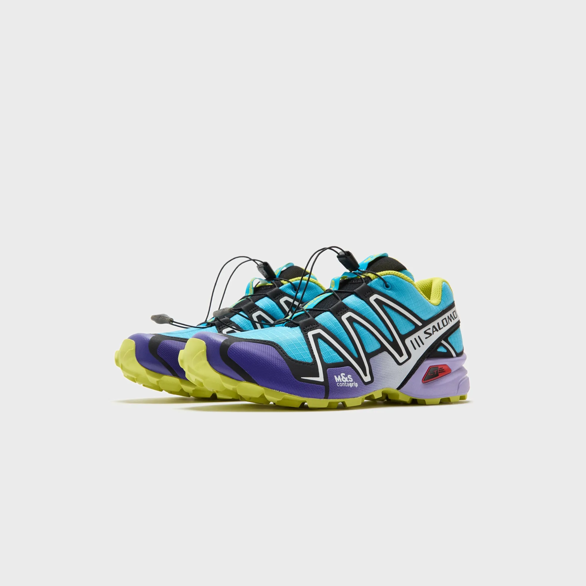Walk with Power Fearlessly You Salomon Speedcross 3 - Aquarius / White / Liberty
