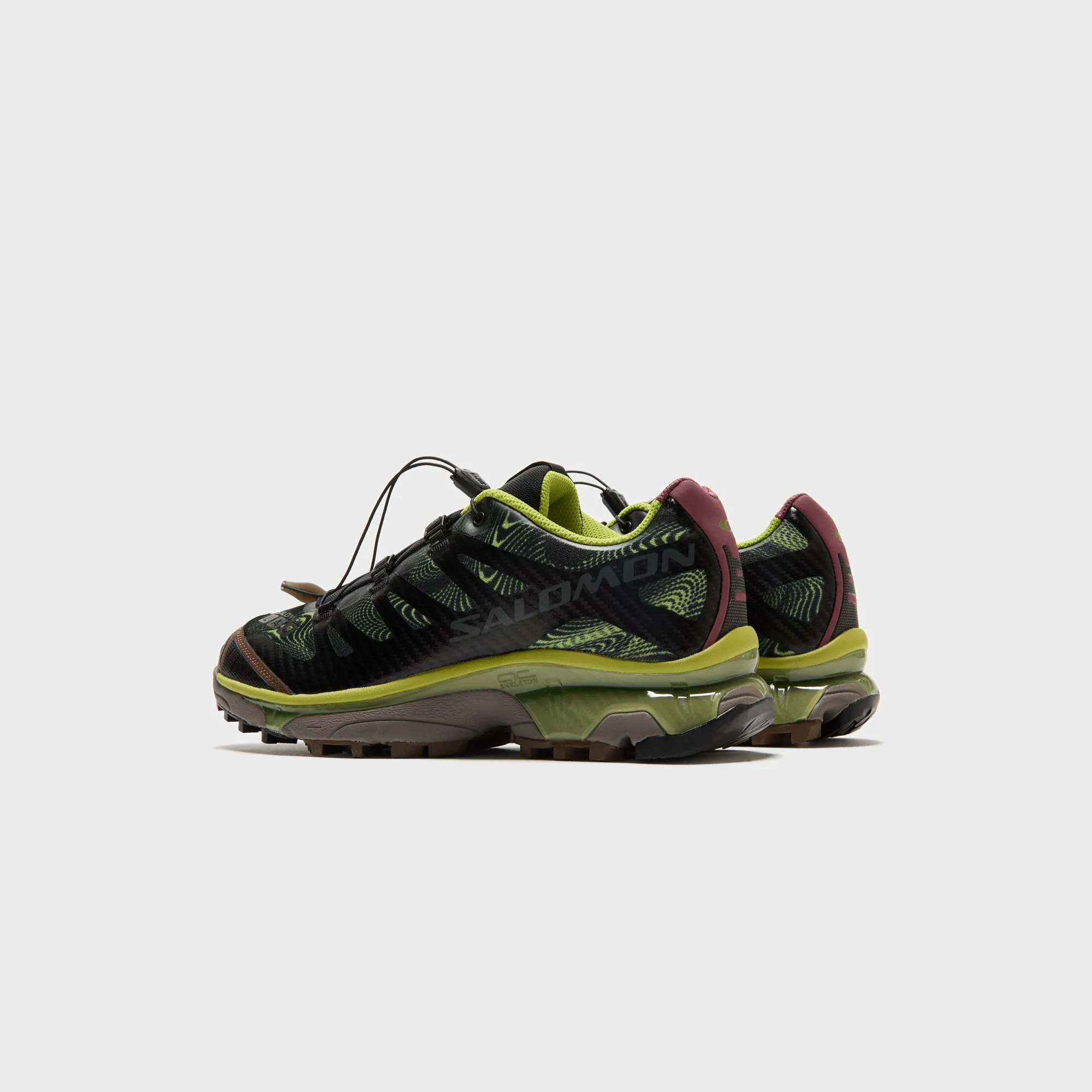 The Fast Lane Choice Salomon Xt-4 Og Rave At Dawn - Black / Dark Citron / Nocturne