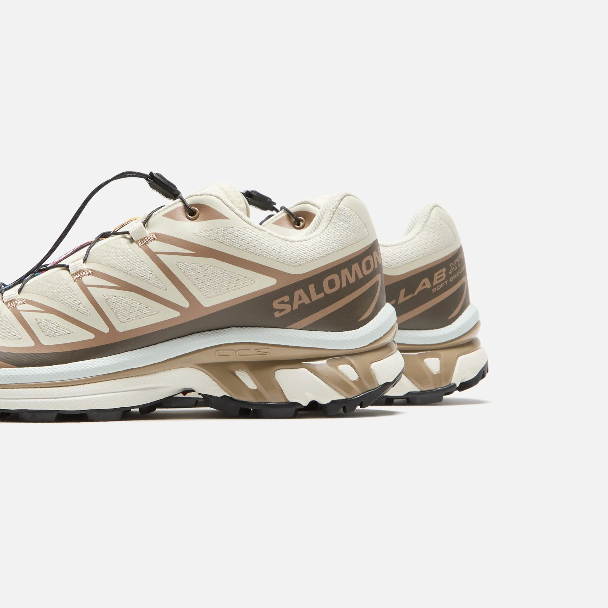 Salomon Xt-6 - Almond Milk / Portabella / Ice Flow Self-Bobbing Anti Slip Insole
