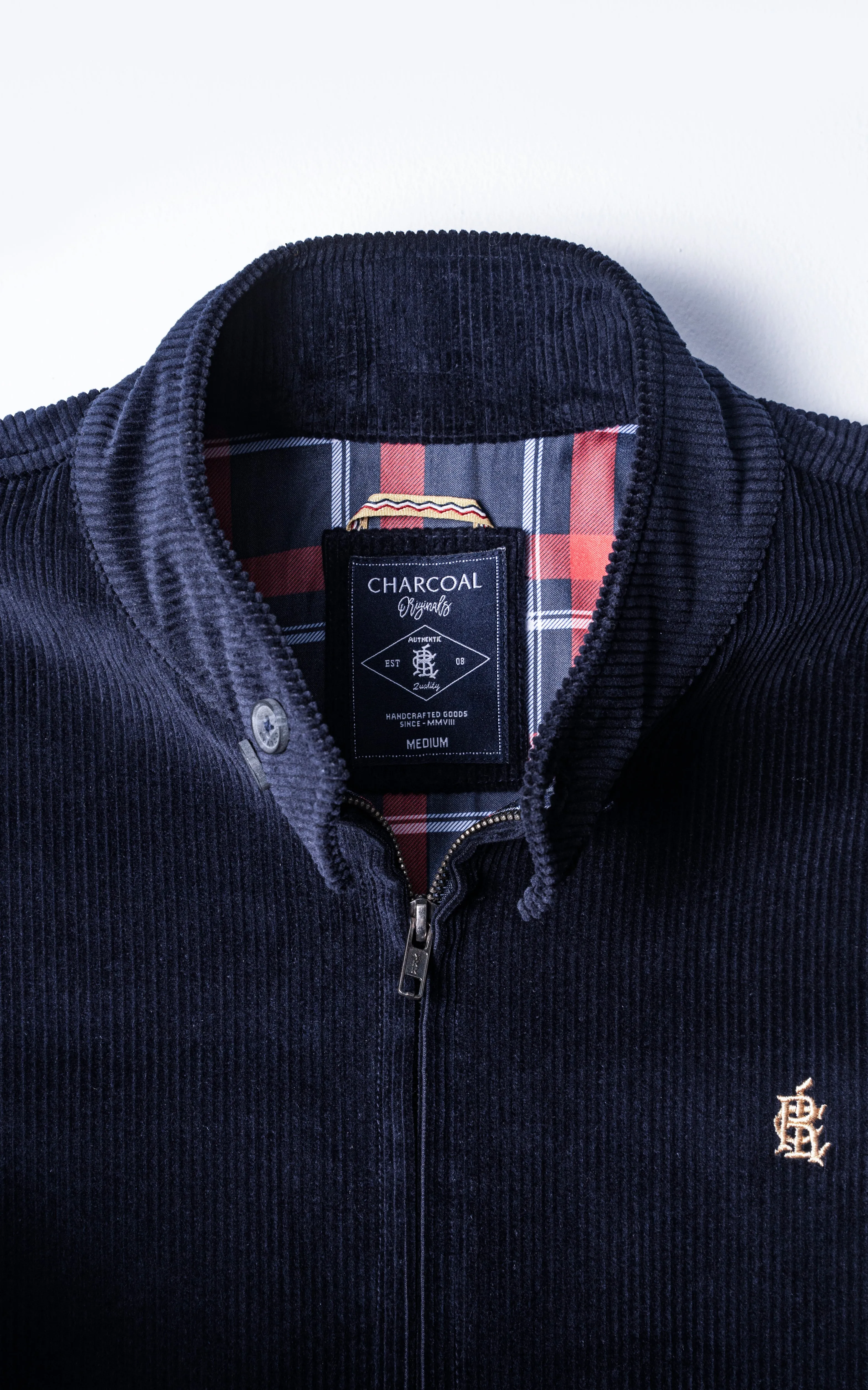 Corduroy Jacket Full Sleeve Navy Hiking Boot