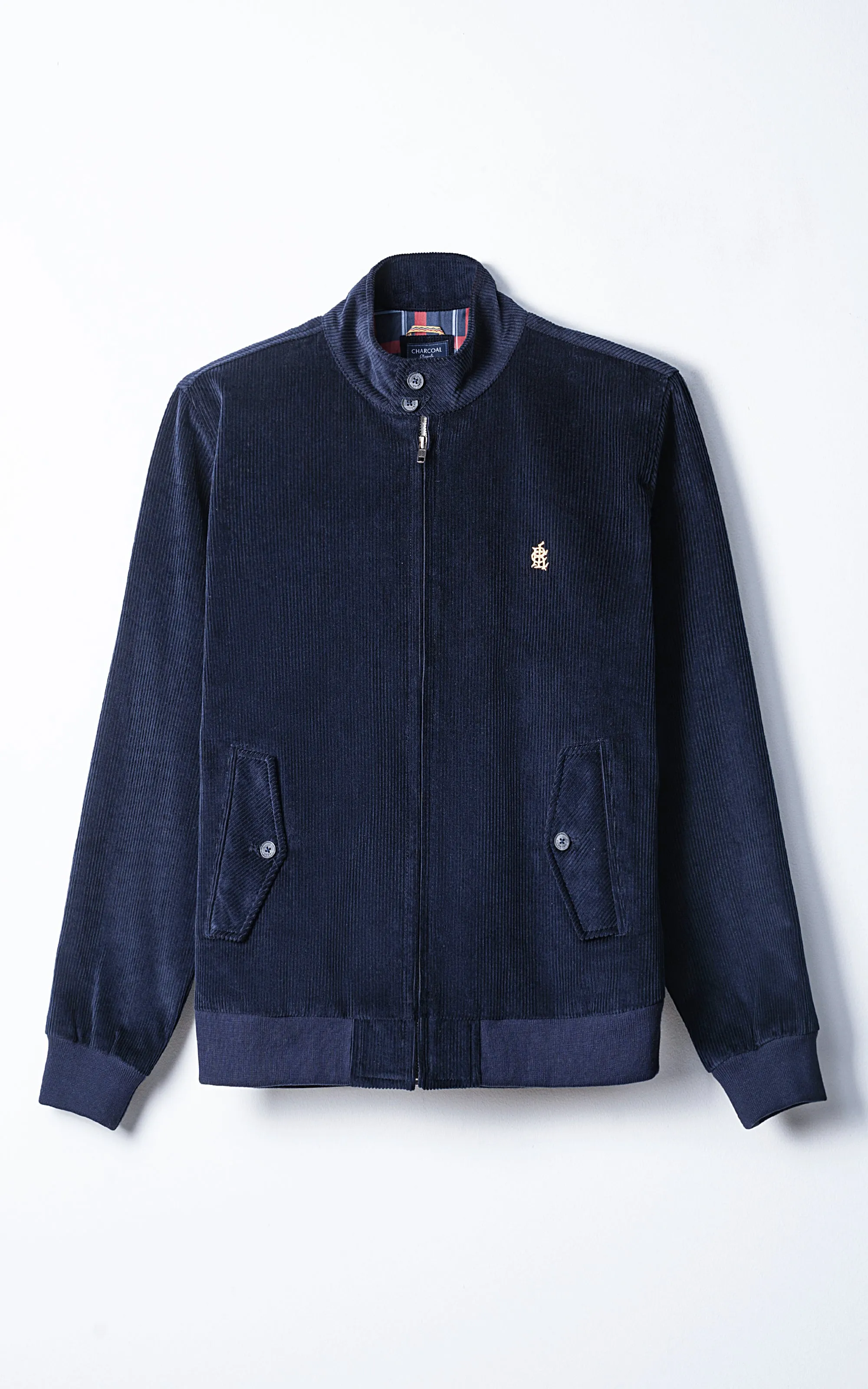 Corduroy Jacket Full Sleeve Navy Bootie Design