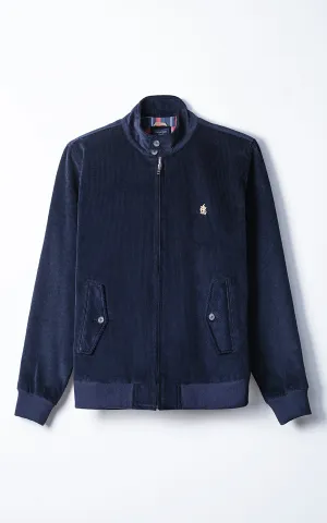 Corduroy Jacket Full Sleeve Navy Bootie Design