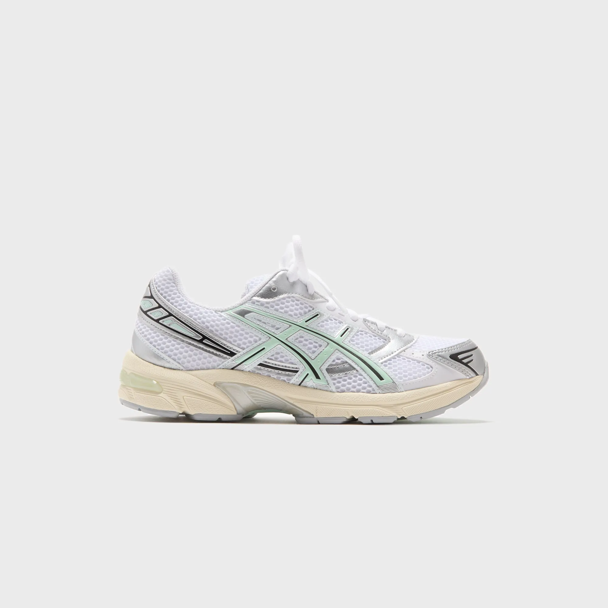 Mid - Top Style Good Traction Footwear Asics Wmns Gel-1130 - White / Mint Tint
