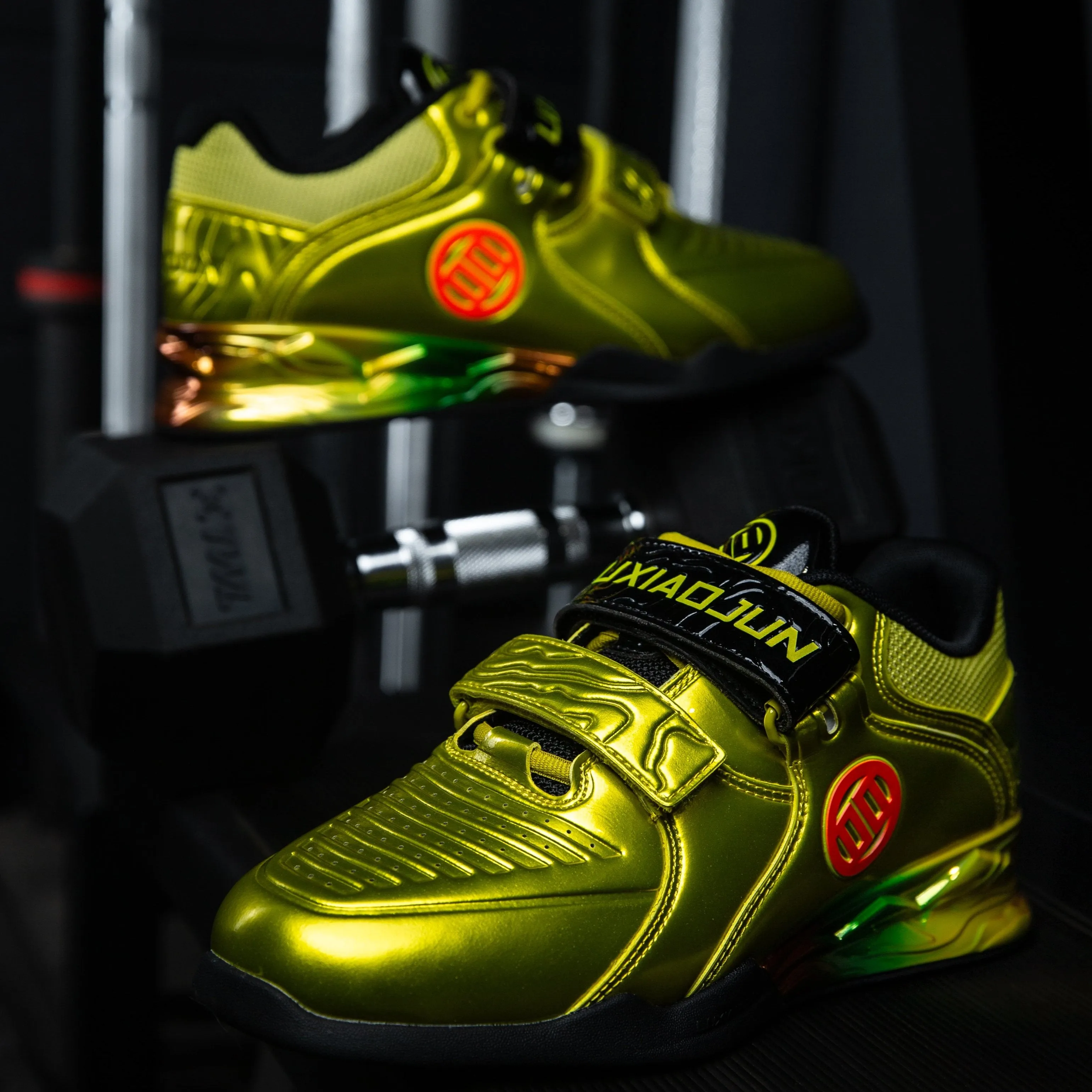 Comfortable Evaluation Buckled Sandals Lu Xiaojun - Weightlifting Shoes - Gold