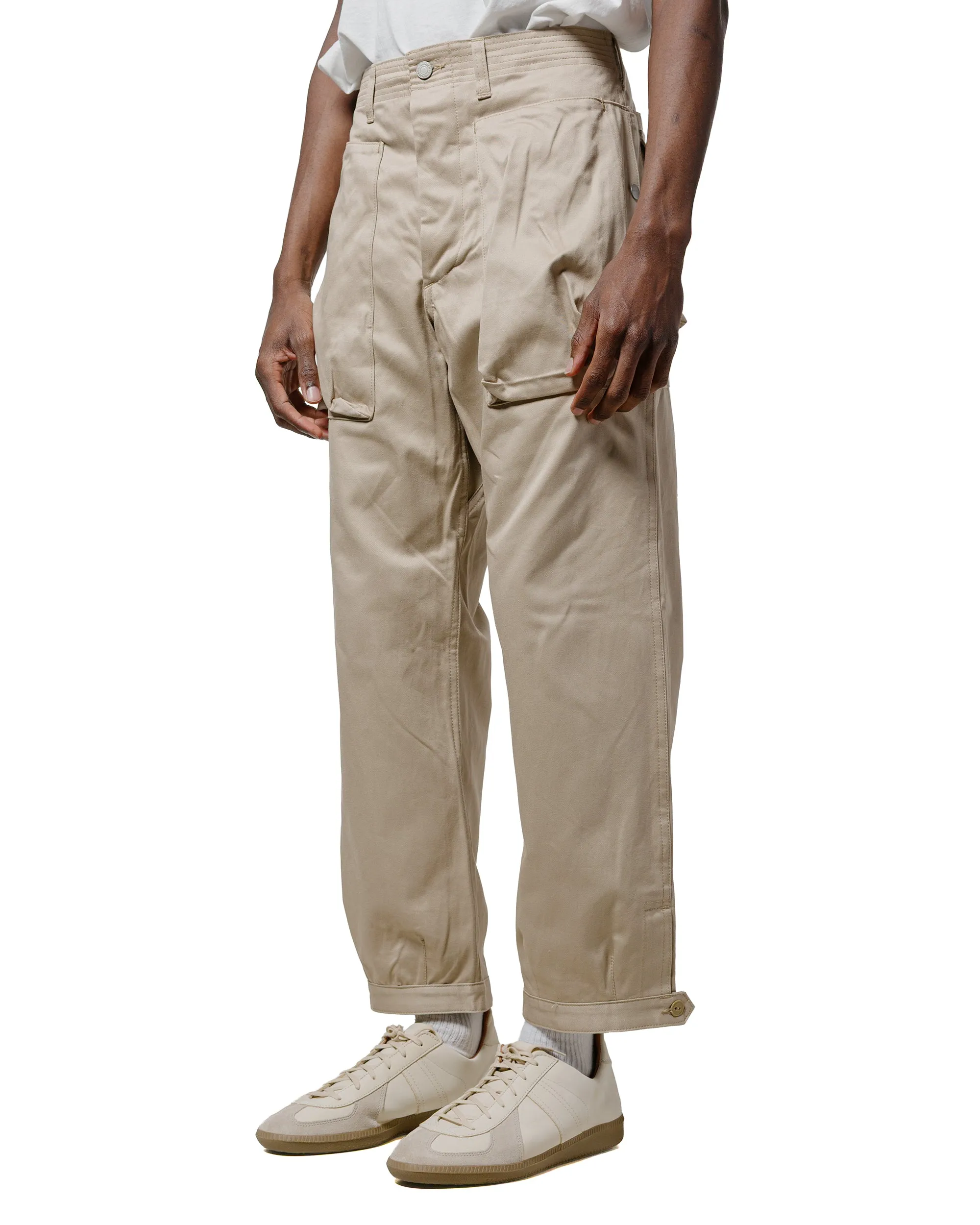 Sassafras Digs Crew Pants 4/5 41Khaki Chino Khaki Coffee Tasting Anti - Shock