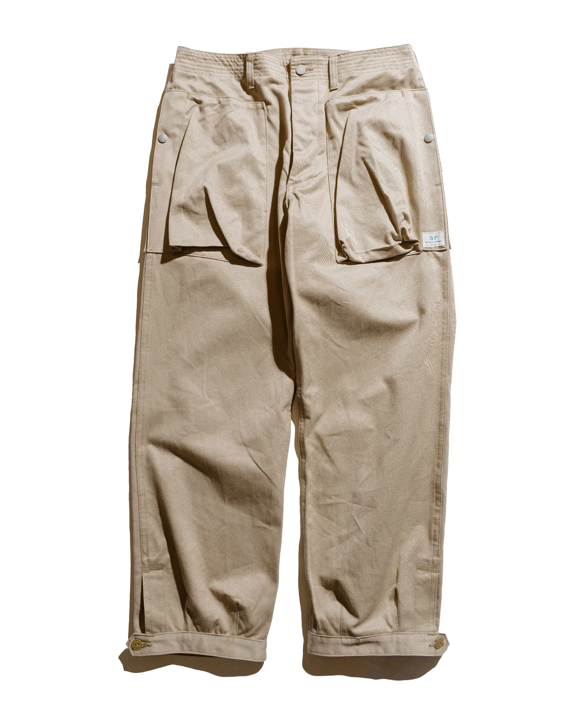 Sassafras Digs Crew Pants 4/5 41Khaki Chino Khaki Warm Touch Supplementation