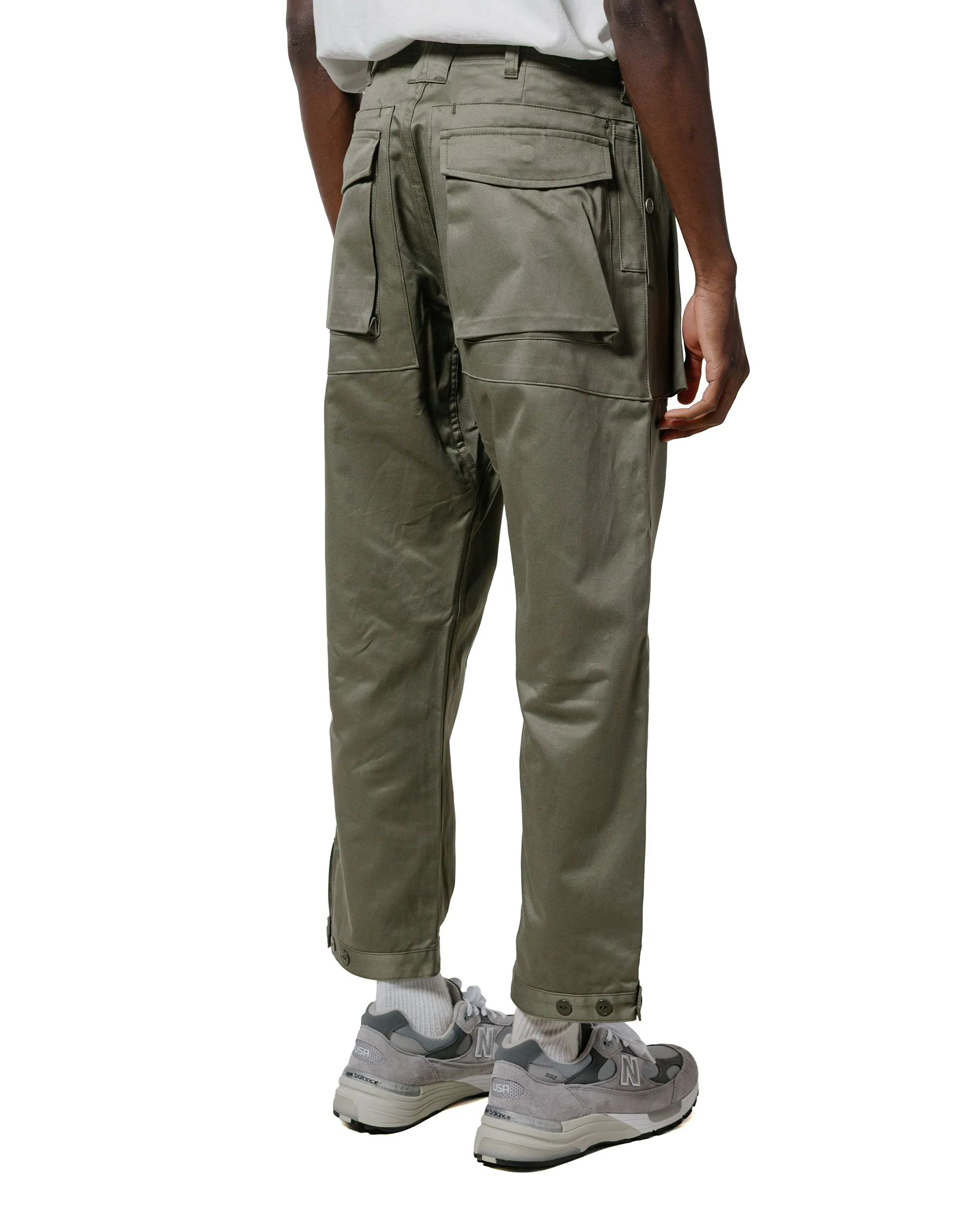 Regular Width at Collar Sassafras Digs Crew Pants 4/5 41Khaki Chino Olive
