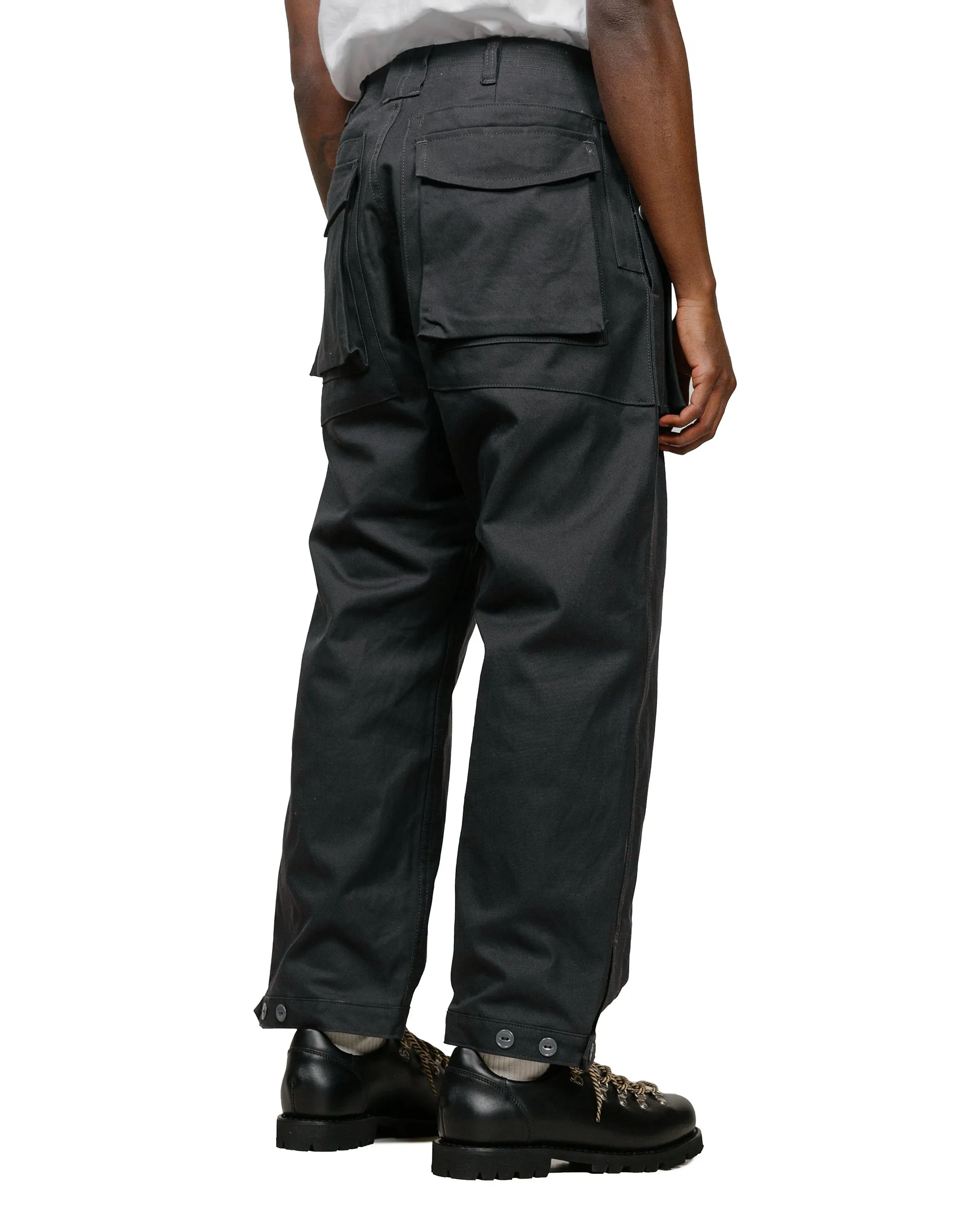 Hemp-Fit Waterproof-Fit-Fit Sassafras Digs Crew Pants 4/5 Duck Canvas Charcoal