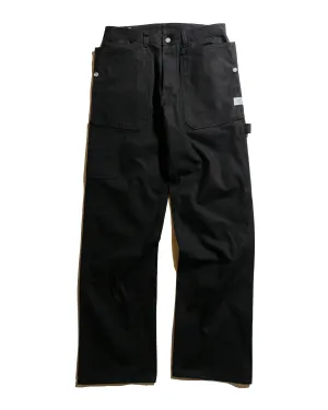 Sassafras Fall Leaf Gardener Pants Selvedge Duck Black Strong Construction Comfortable"