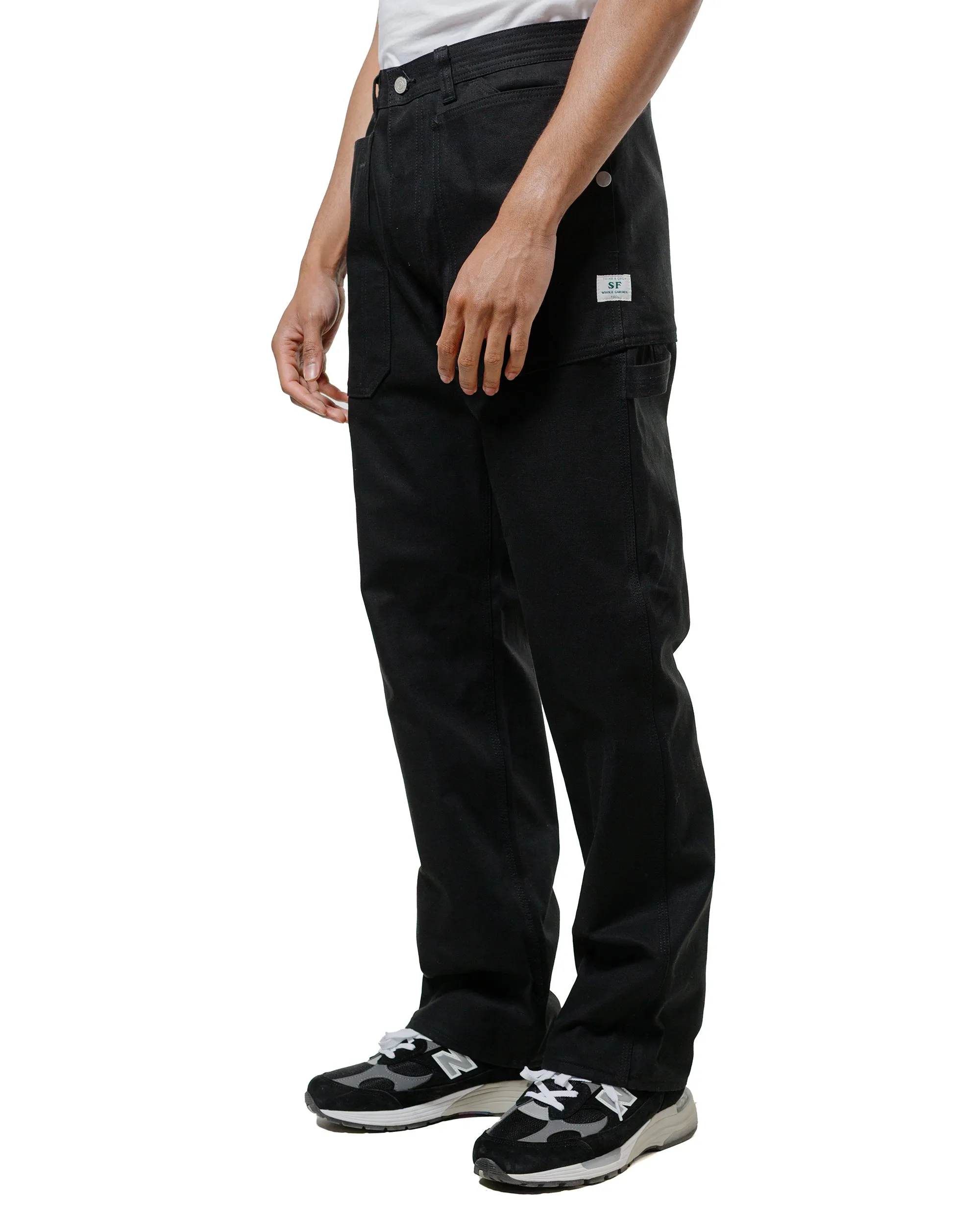 Sassafras Fall Leaf Gardener Pants Selvedge Duck Black Loveseat