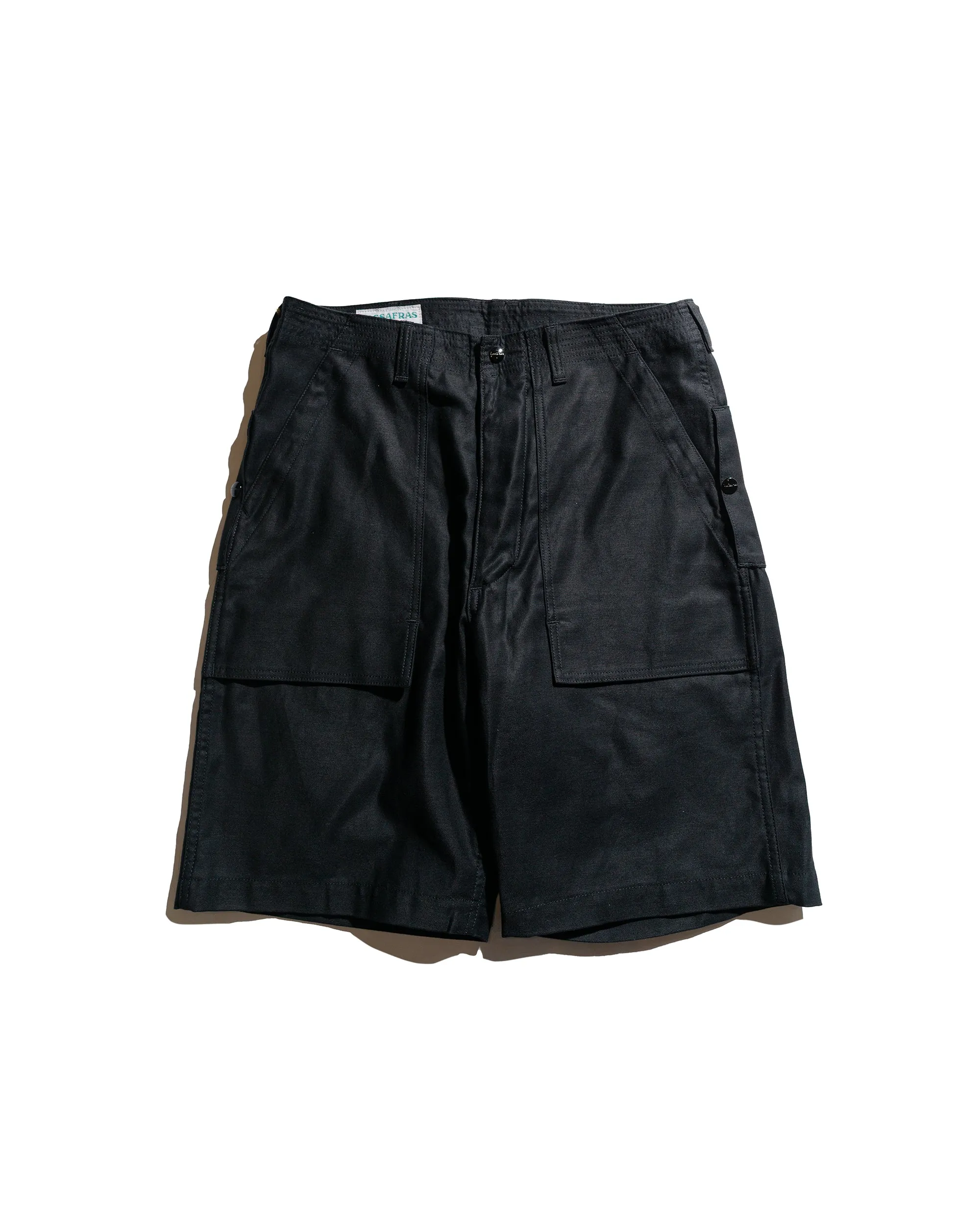 Wonderful Feeling Sassafras F.S Cultivator Pants 1/2 Back Satin Black