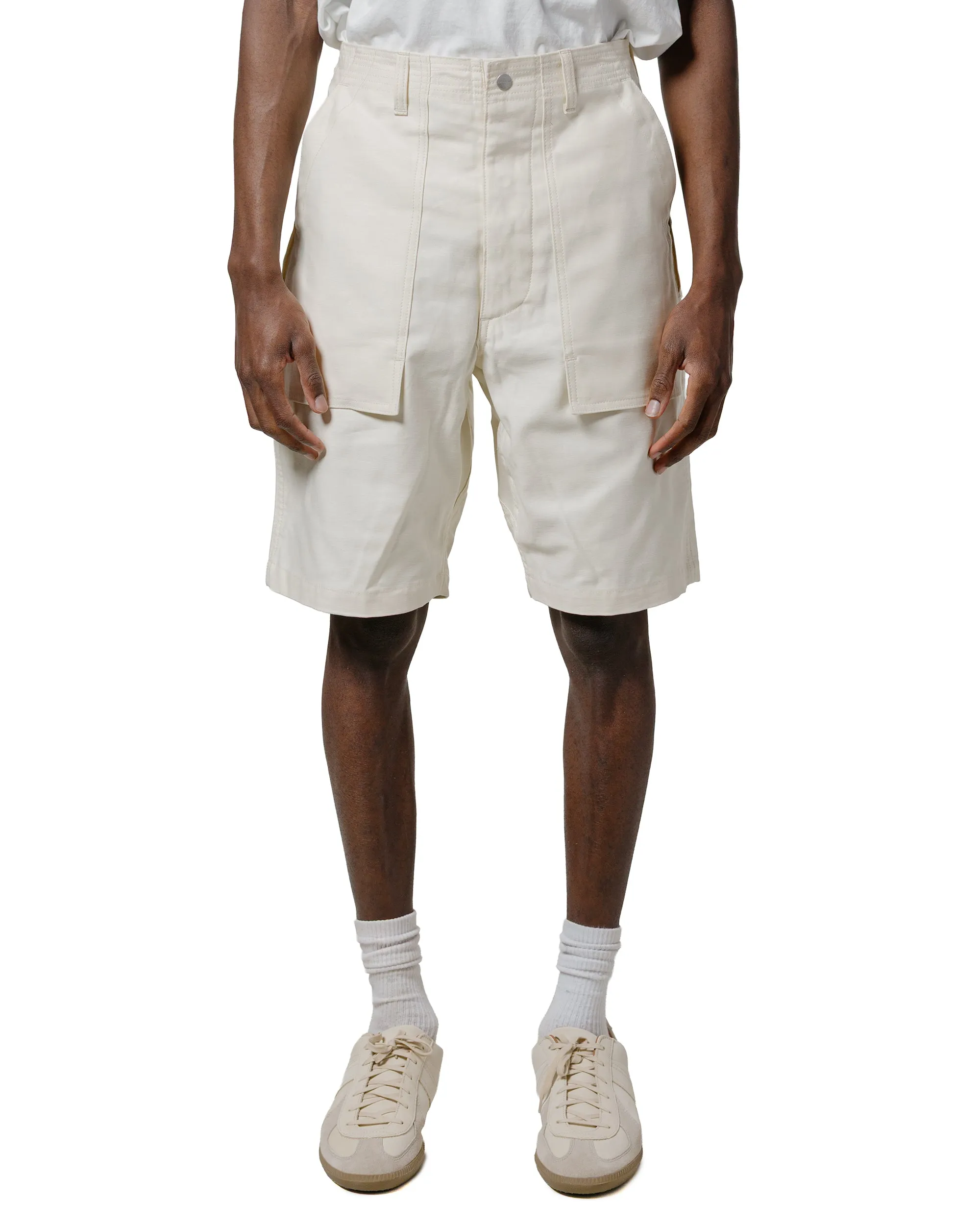 Sassafras F.S Cultivator Pants 1/2 Back Satin Natural Comfortable Matching Suitability