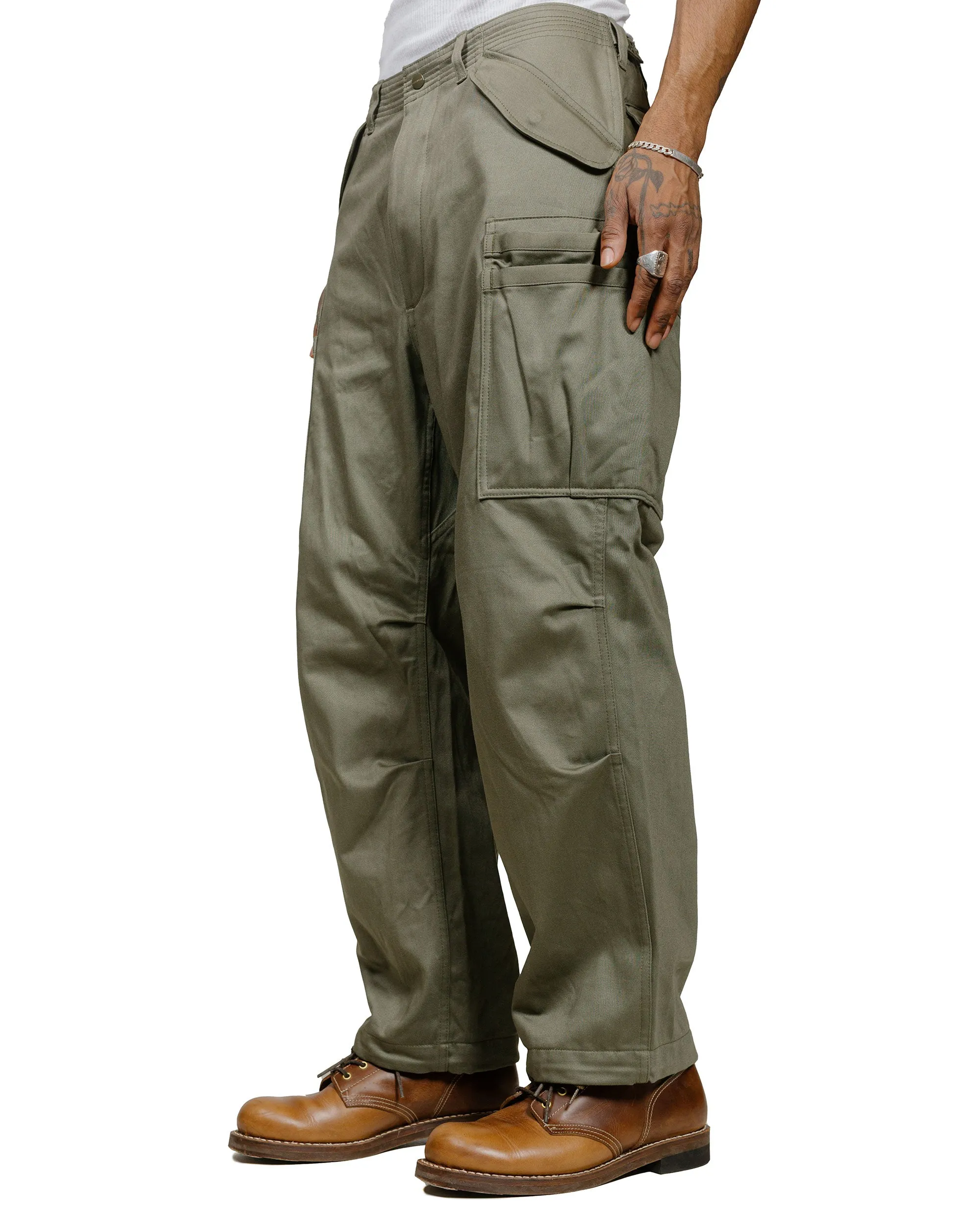 Anti-Sand Sassafras Overgrown Pants Military Satin Olive
