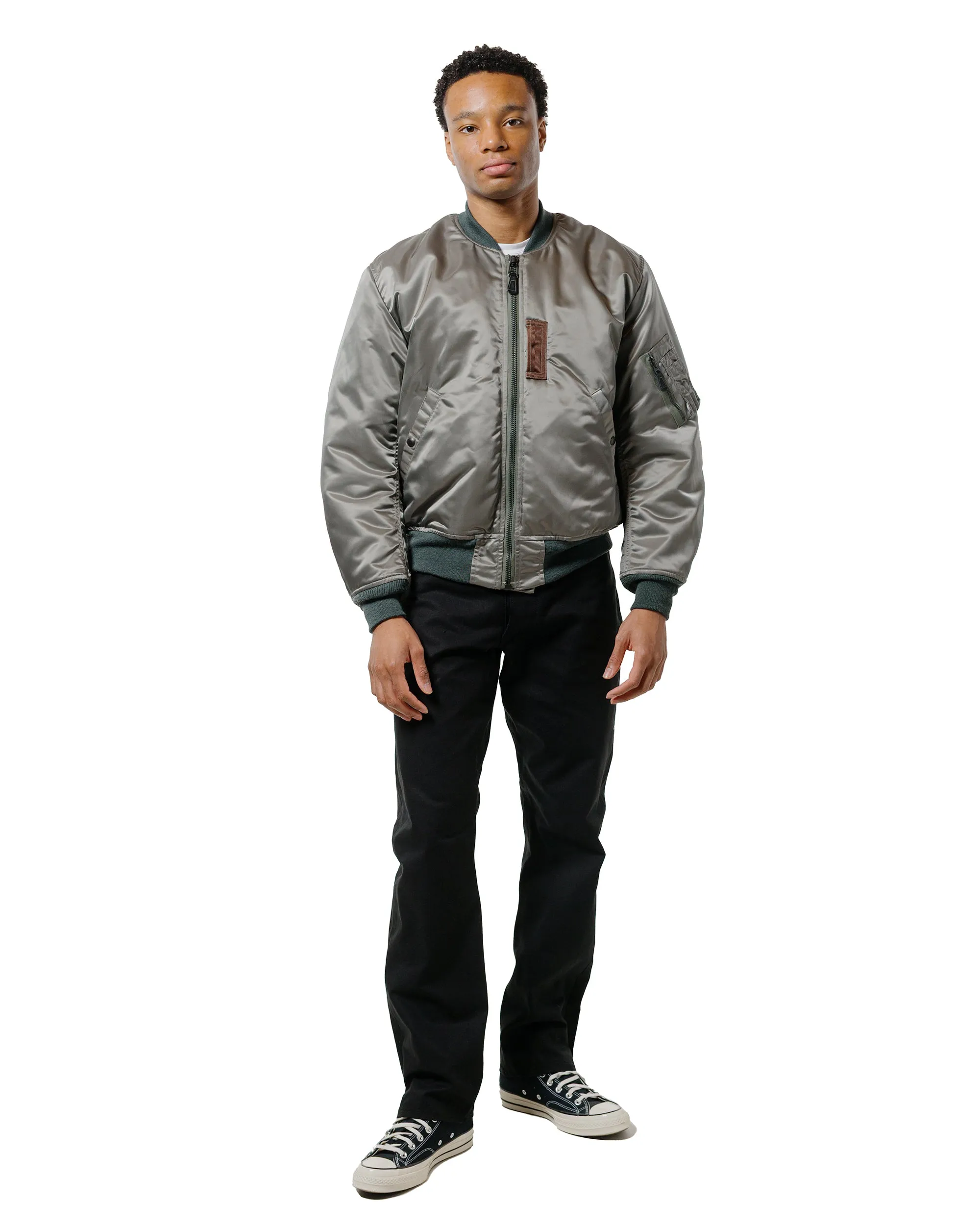 Sassafras Weeds Digger Pants Selvedge Duck Black Mid Waistband