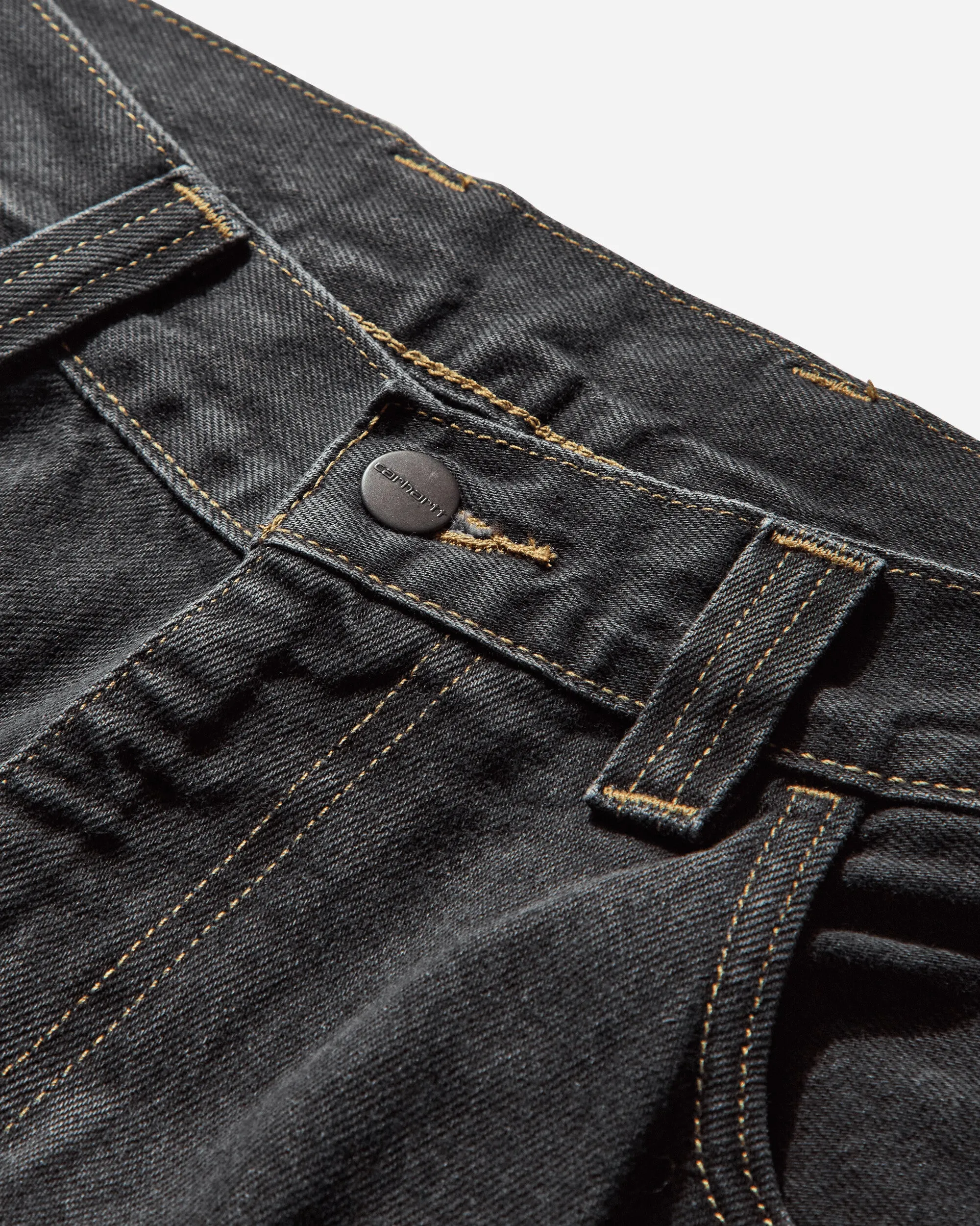 Chemical Resistance Comfortable Village Men'S Brandon Pants Black (Stone Washed)