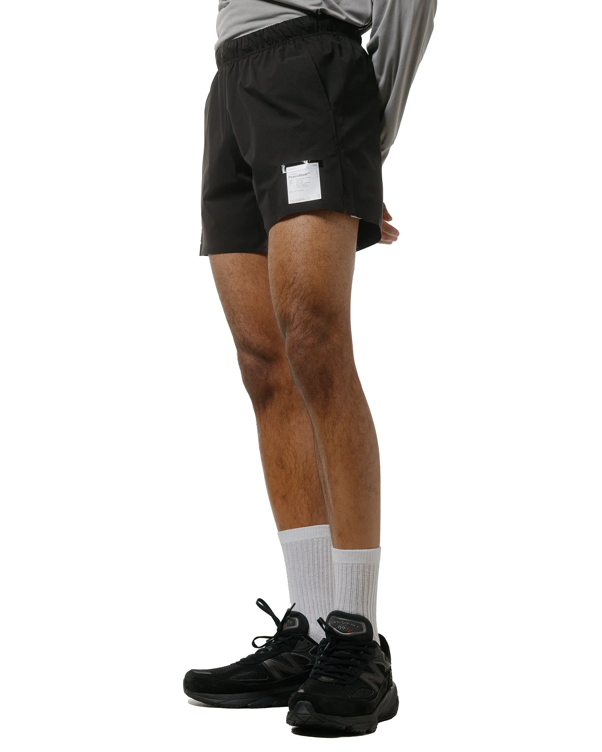 Satisfy Peaceshell 5" Unlined Shorts Black Knitwear Gaining