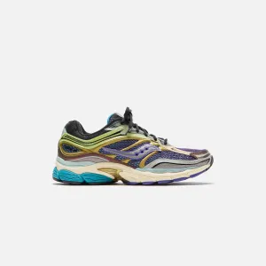 Molded Foot Support Comfortable Artisan Saucony Progrid Omni 9 - Purple / Yellow