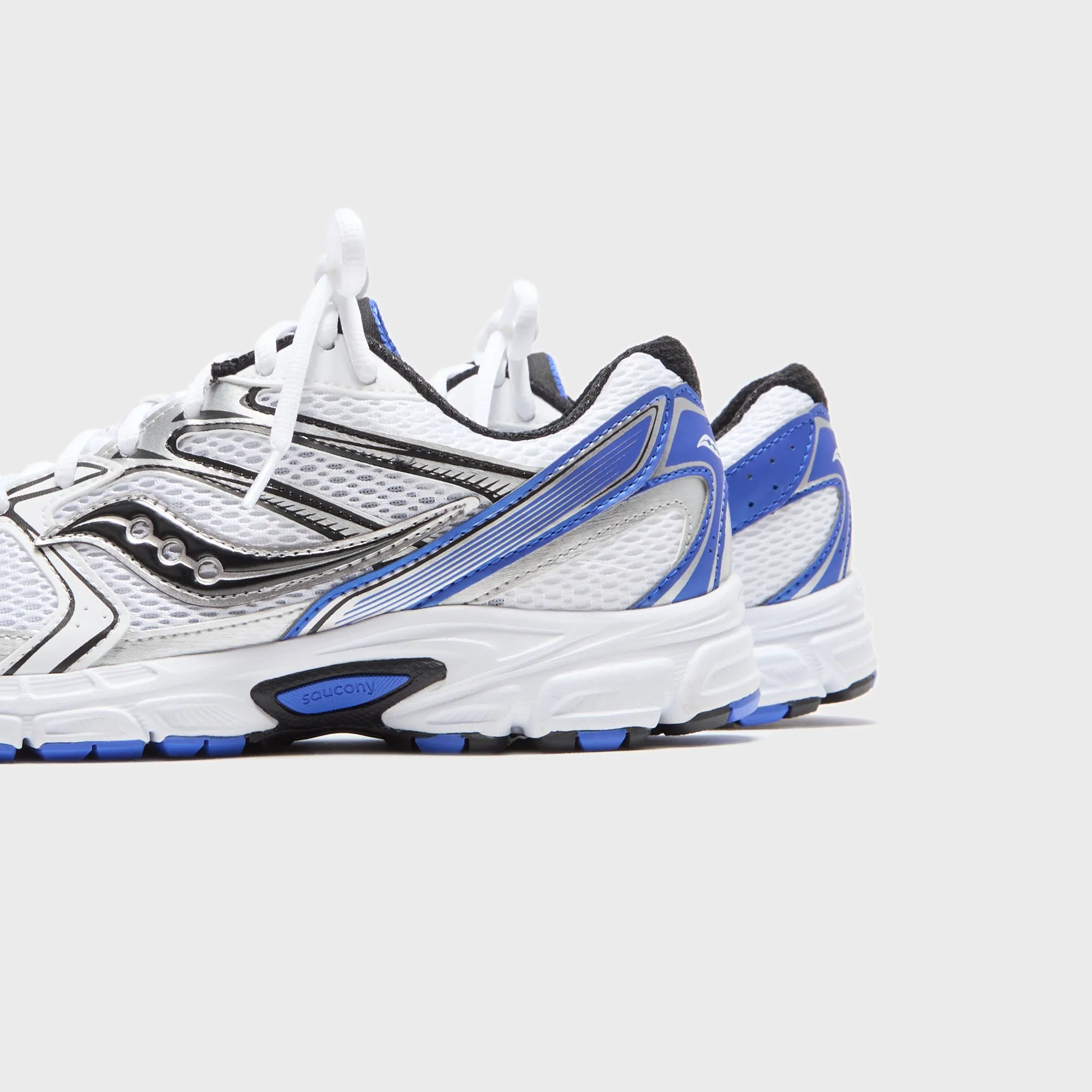 Never Just Walk Make a Statement Saucony Ride Milennium - White / Black / Royal
